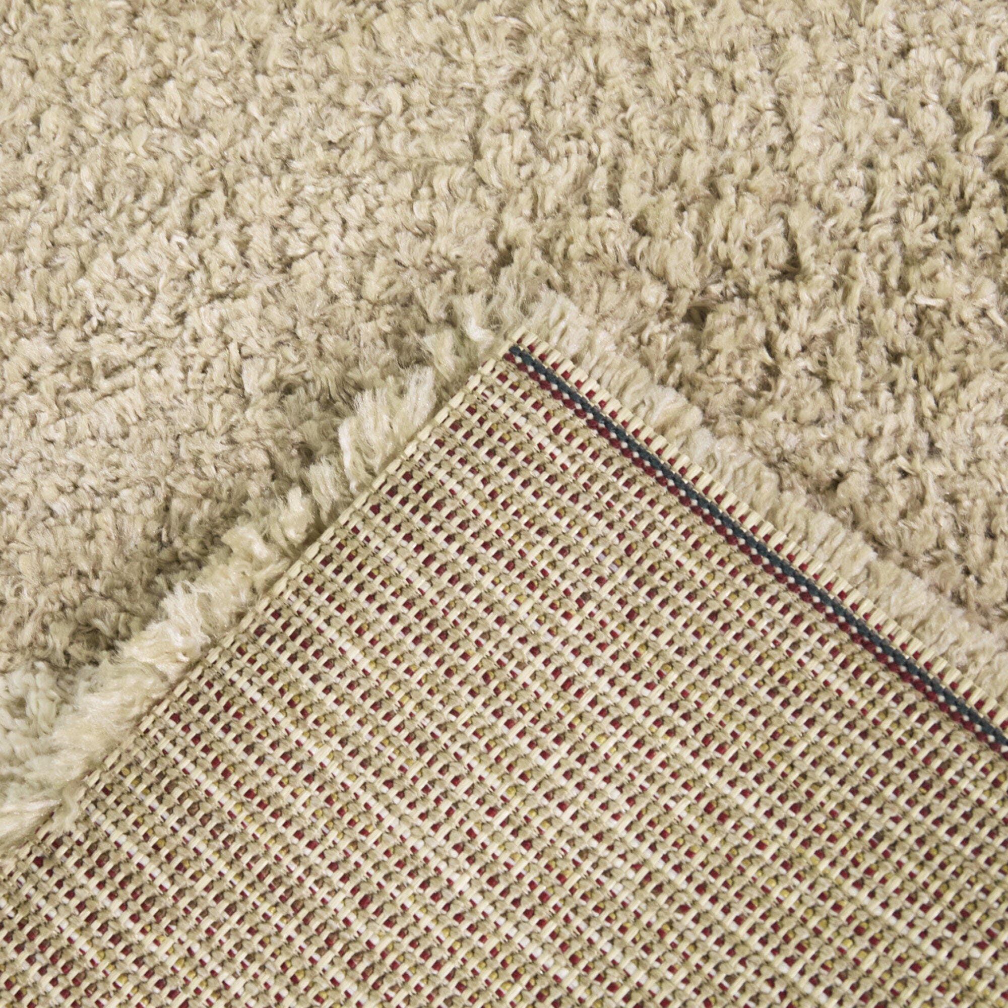 Balta Rugs Shag 5' 3" x 7' Area Rug, Beige/Ivory, large