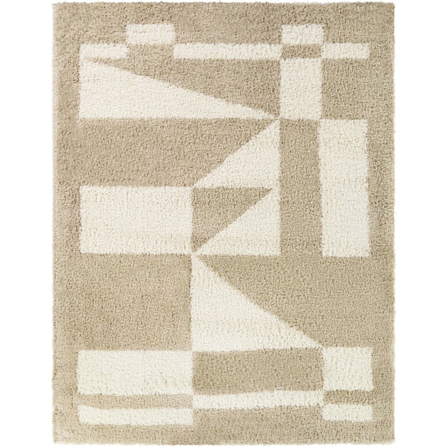 Balta Rugs Shag 7' 10" x 10' Area Rug, Beige/Ivory