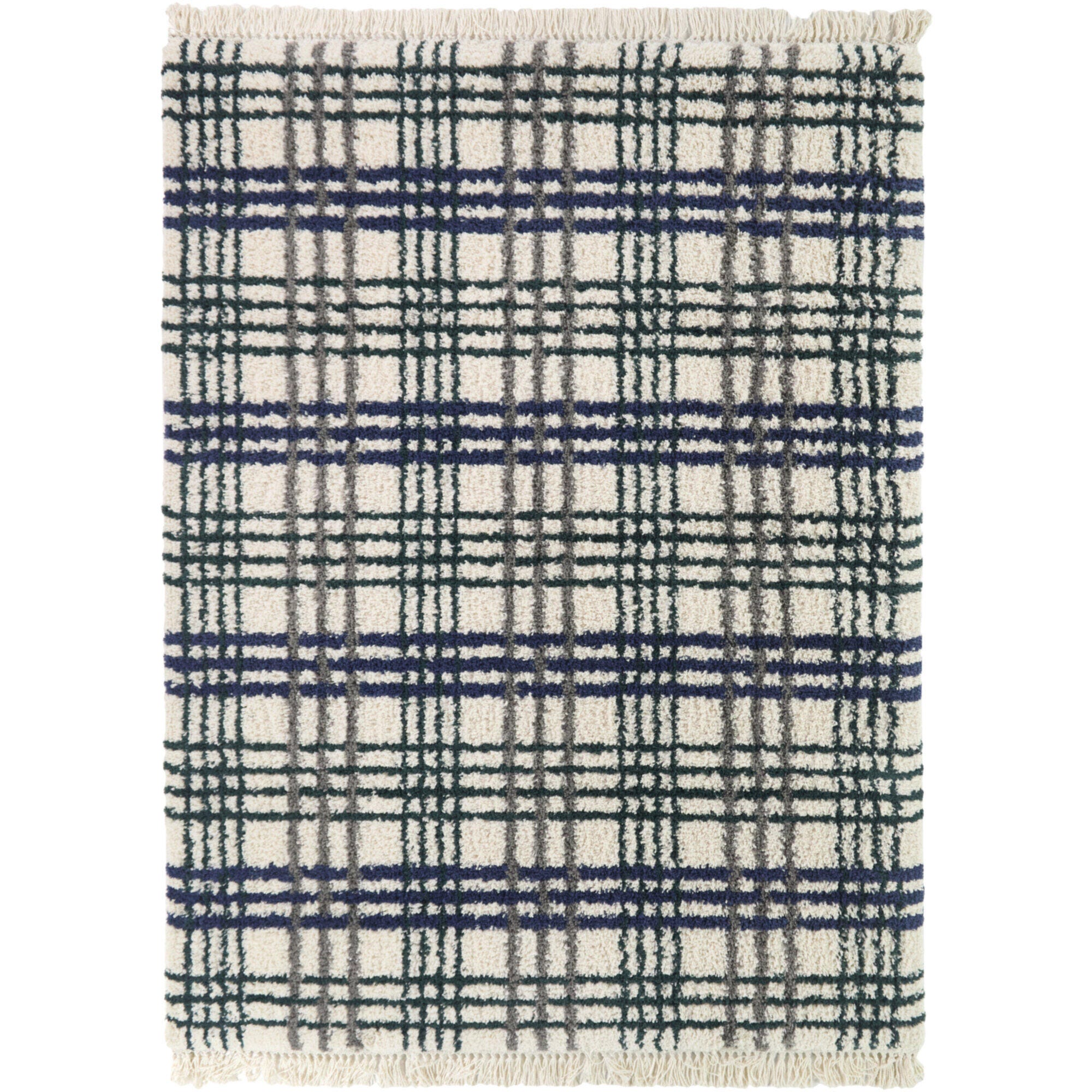 Balta Rugs Vibrant 5' 3" x 7' Area Rug, Blue/Ivory, large