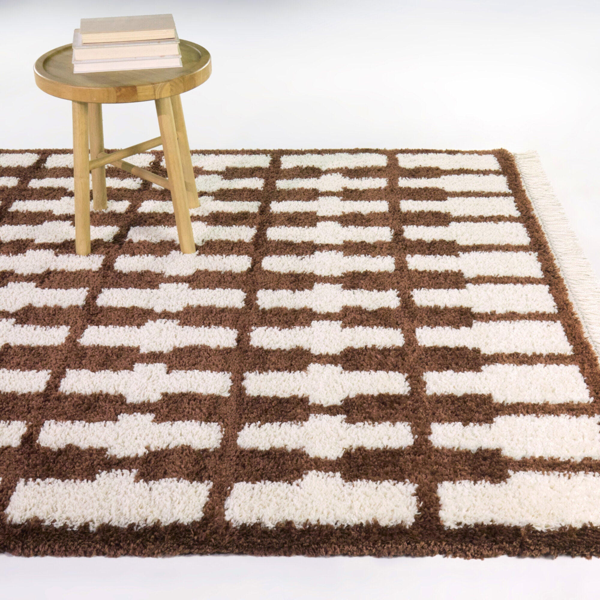 Balta Rugs Adelia 5' 3" x 7' Area Rug, Brown, rollover