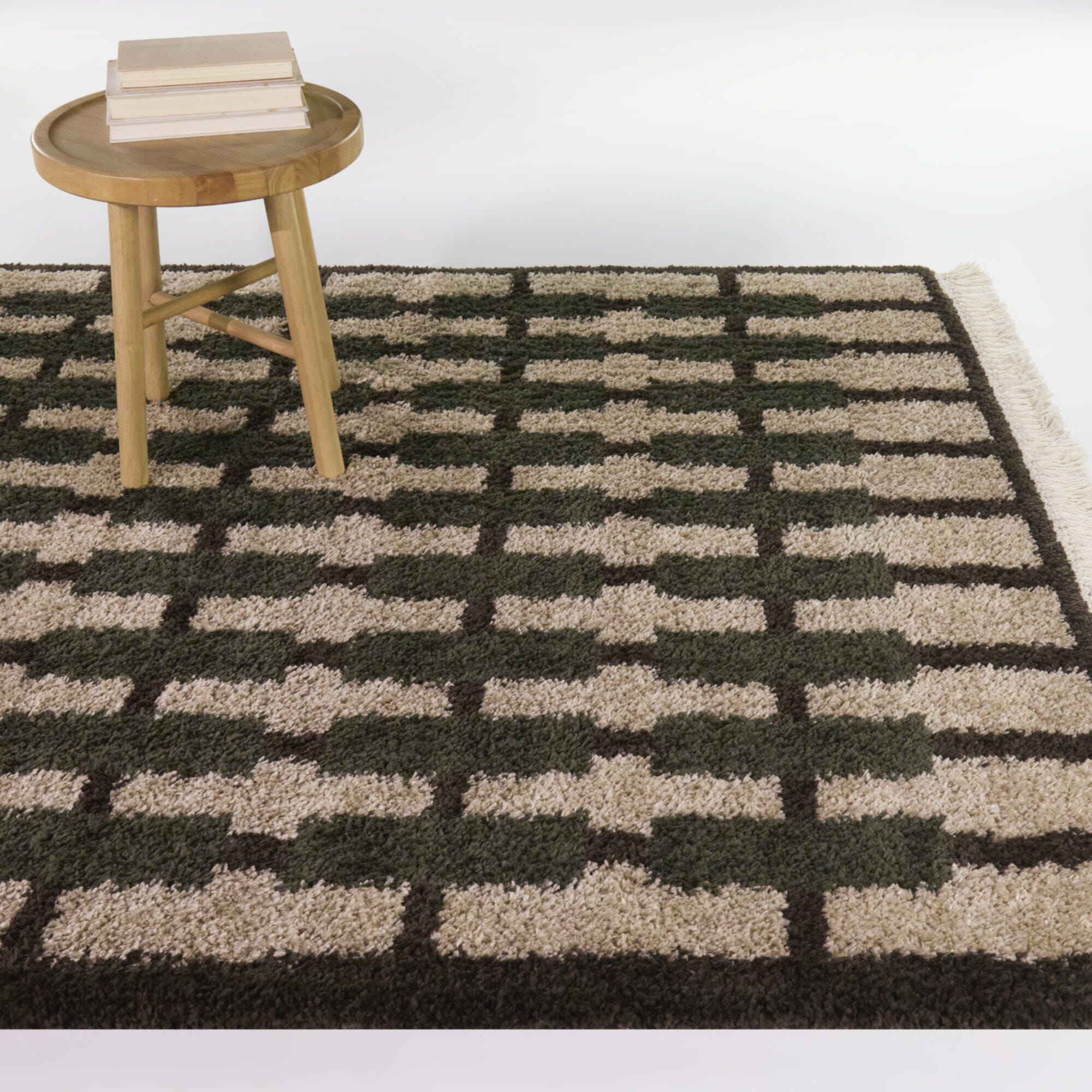 Balta Rugs Adelia 5' 3" x 7' Area Rug, Green, rollover