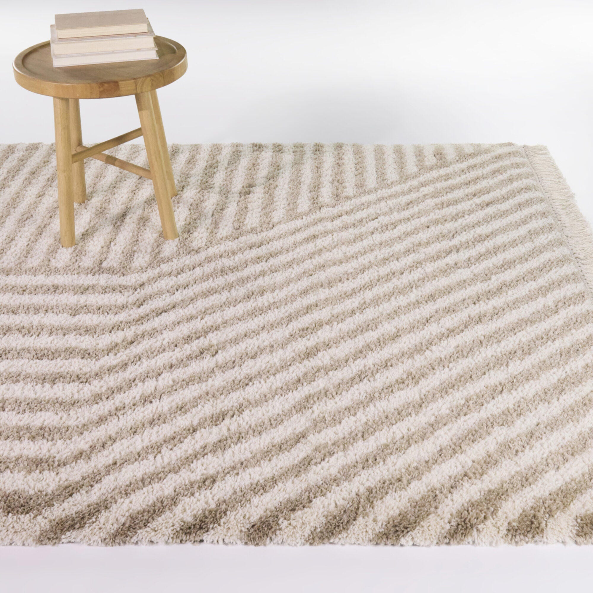 Balta Rugs Ainsley 5' 3" x 7' Area Rug, Beige, rollover