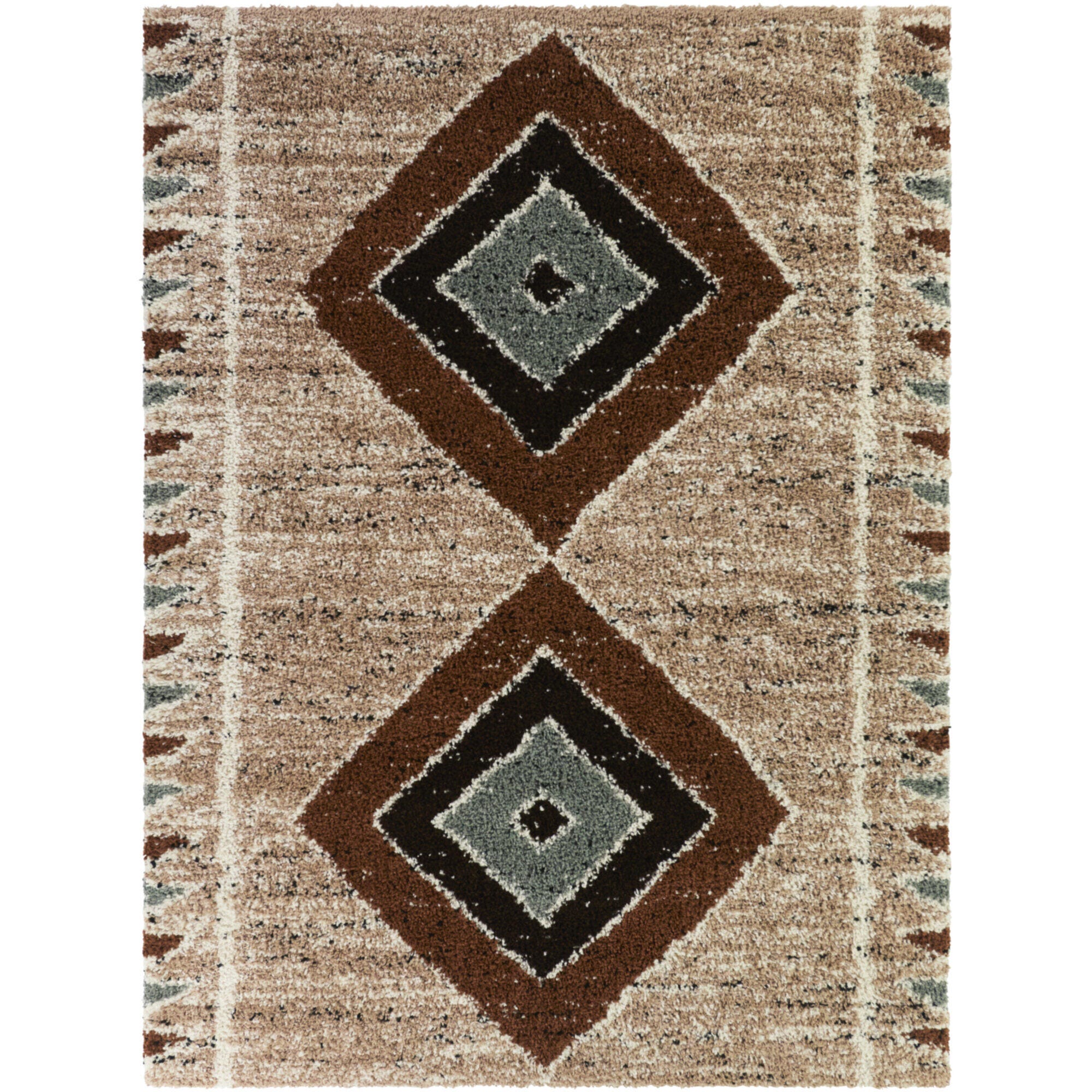 Balta Rugs Alamanni 5' 3" x 7' Area Rug, Rust, large