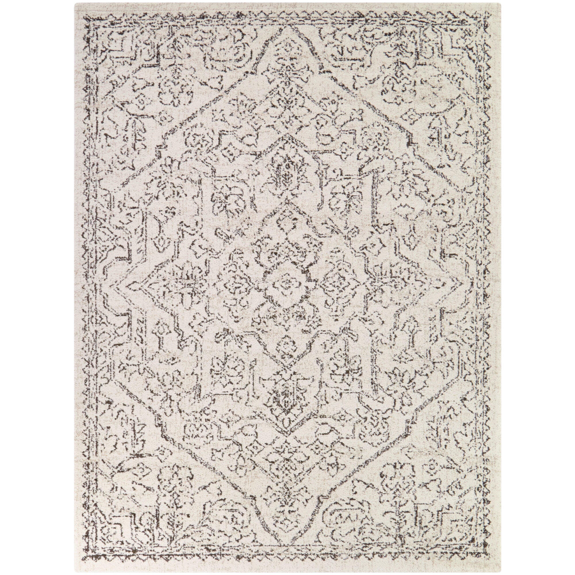 Balta Rugs Aleksis 7' 10" x 10' Area Rug, Cream, large
