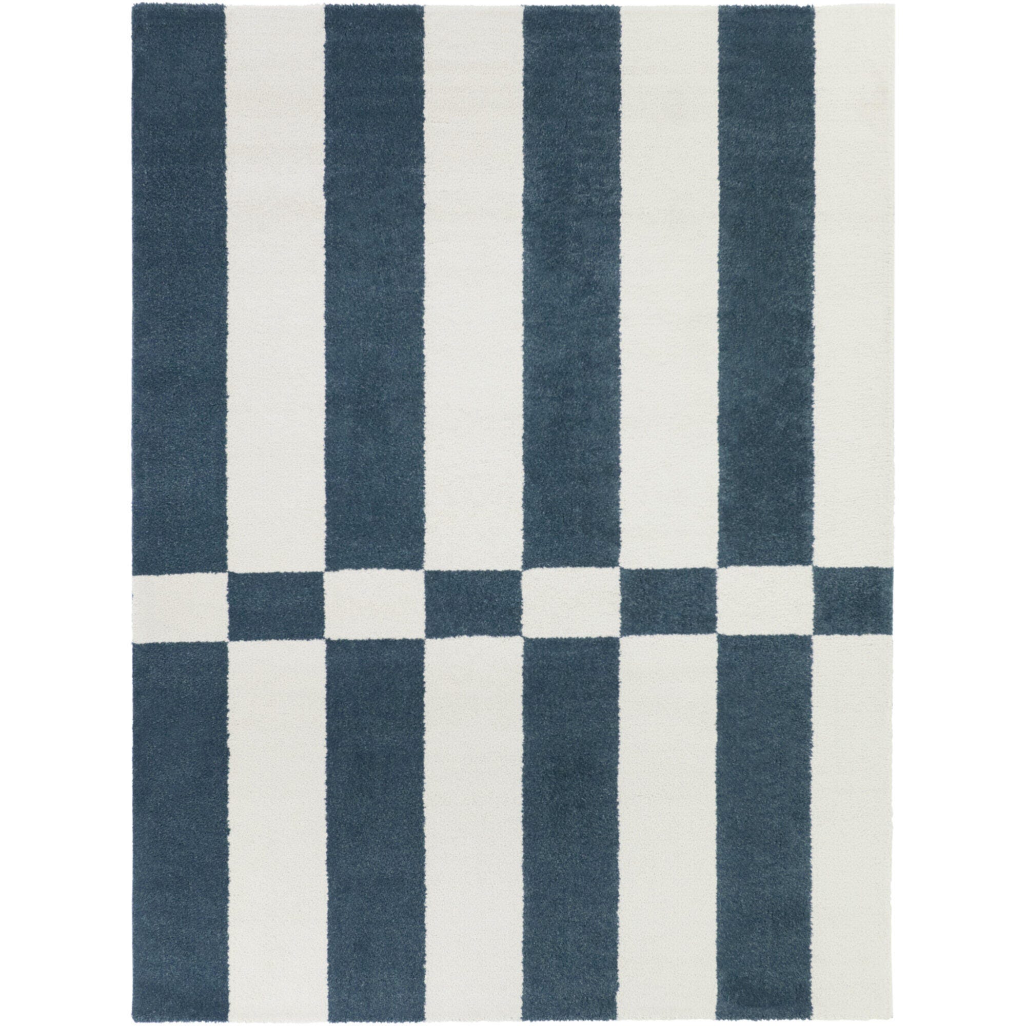 Balta Rugs Alessandro 5' 3" x 7' Area Rug, Blue/Cream, large