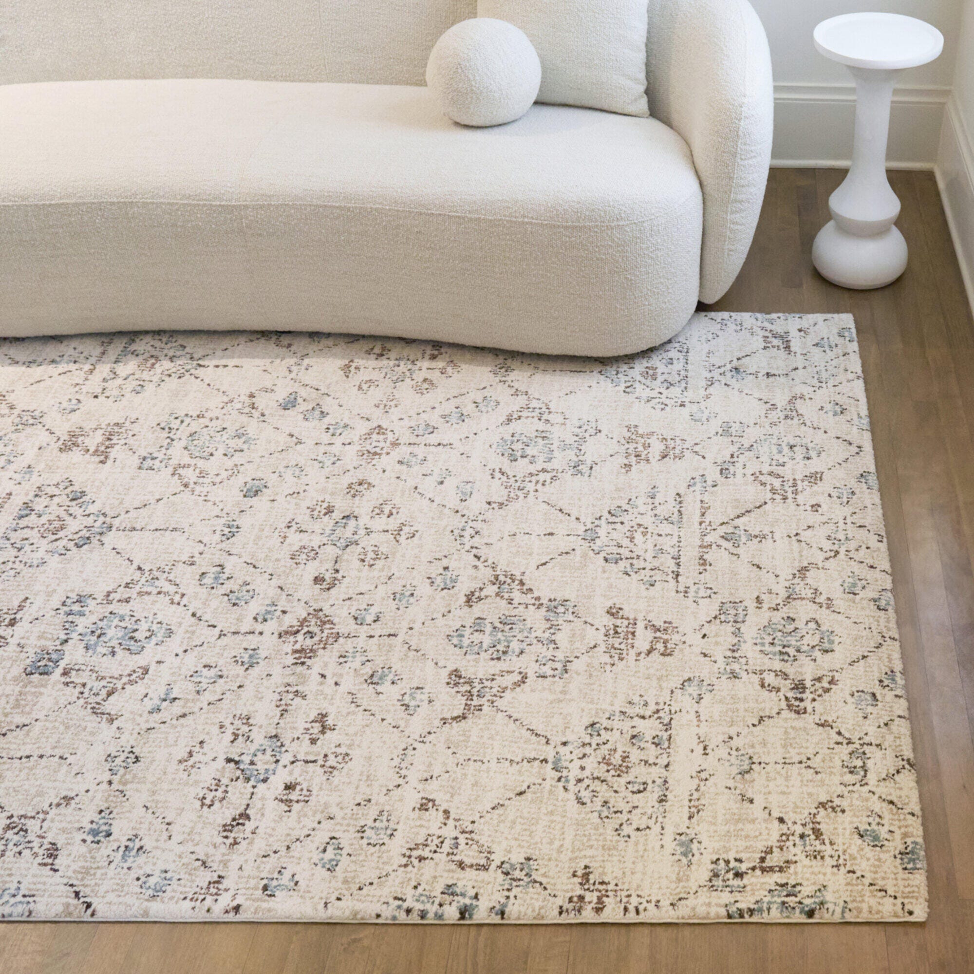 Balta Rugs Alvi 5' 3" x 7' Area Rug, Cream, rollover