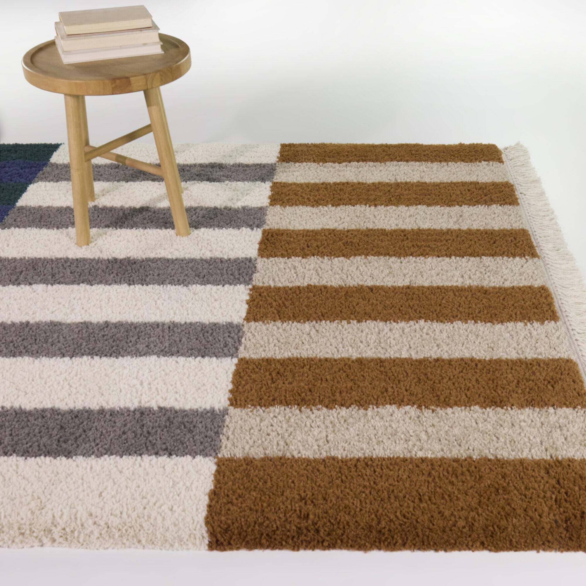 Balta Rugs Antonetta 5' 3" x 7' Area Rug, Rust/Blue, rollover