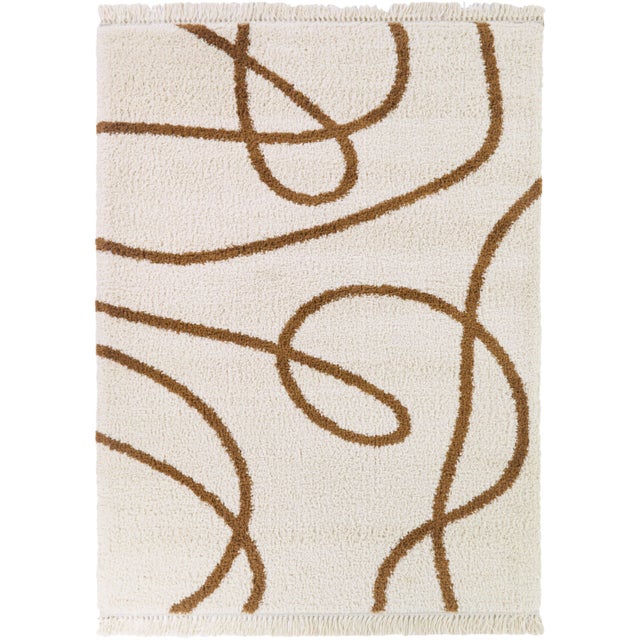 Balta Rugs Astaire 5' 3" x 7' Area Rug, Rust/Ivory