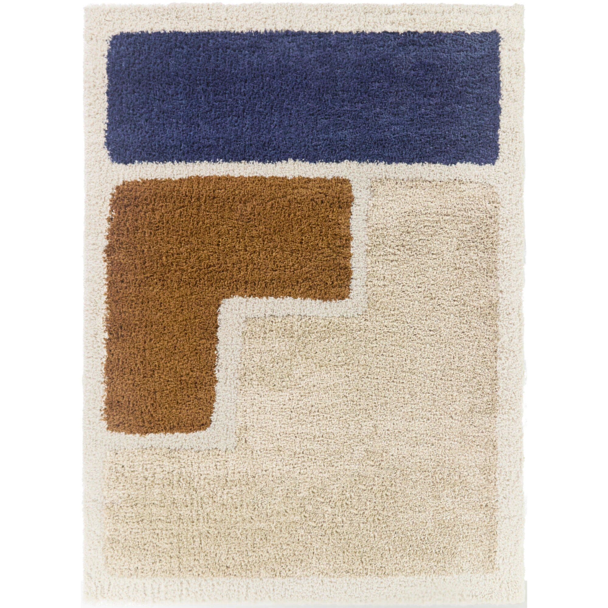 Balta Rugs Azzouni 5' 3" x 7' Area Rug, Navy, large