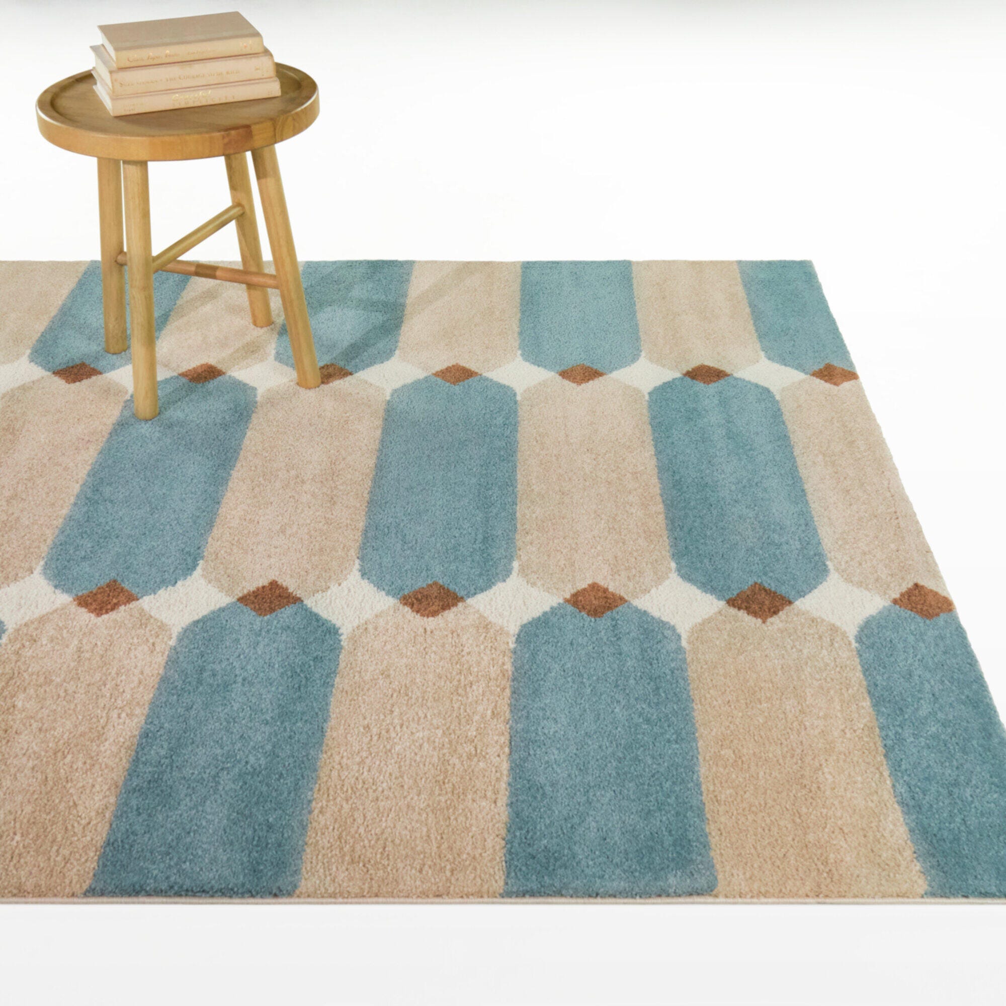 Balta Rugs Barlow 5' 3" x 7' Area Rug, Blue/Beige, rollover