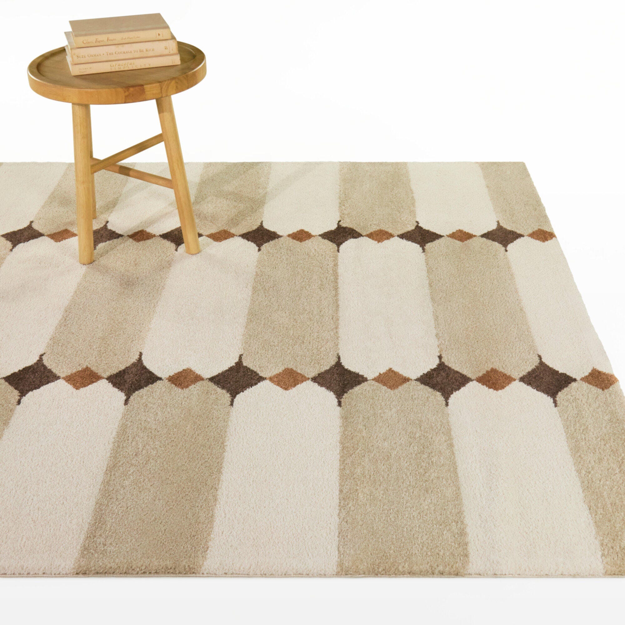 Balta Rugs Barlow 5' 3" x 7' Area Rug, Cream/Beige, large