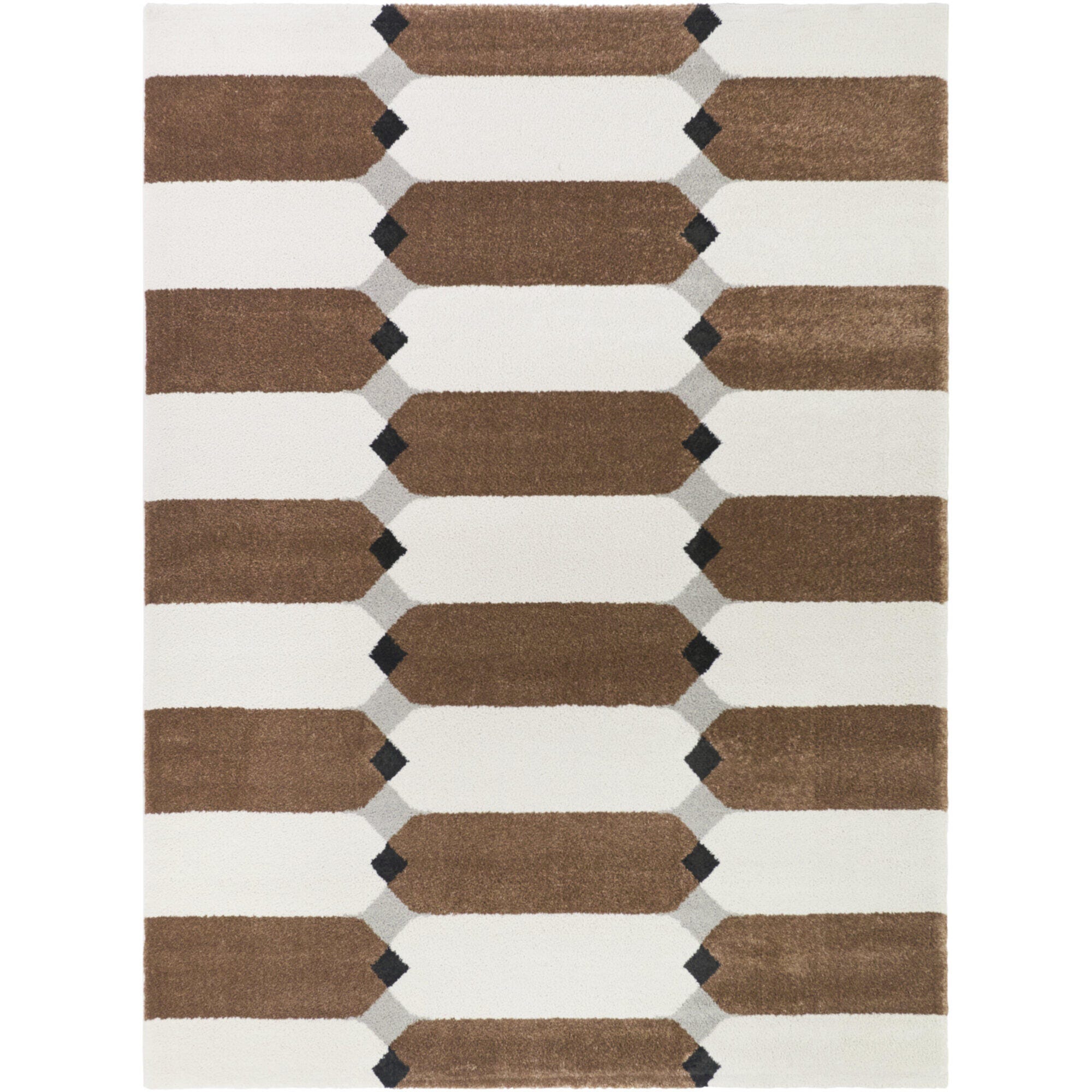 Balta Rugs Barlow 5' 3" x 7' Area Rug, Rust/Cream, large