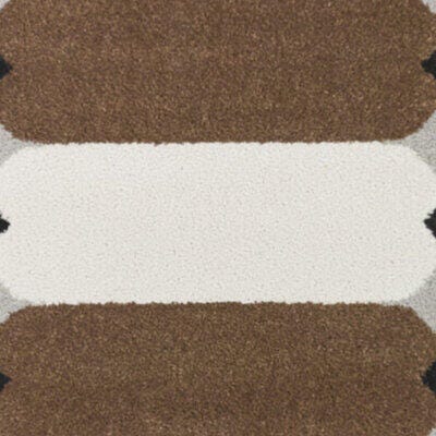 Swatch color Rust/Cream 