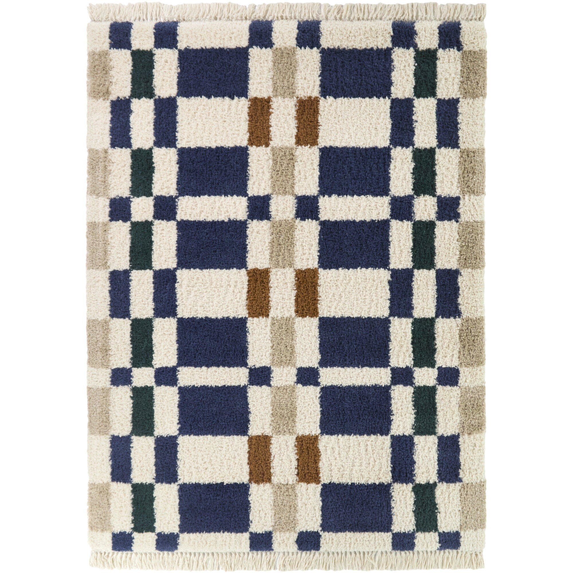 Balta Rugs Barnabe 7' 10" x 10' Area Rug, Navy/Orange, large