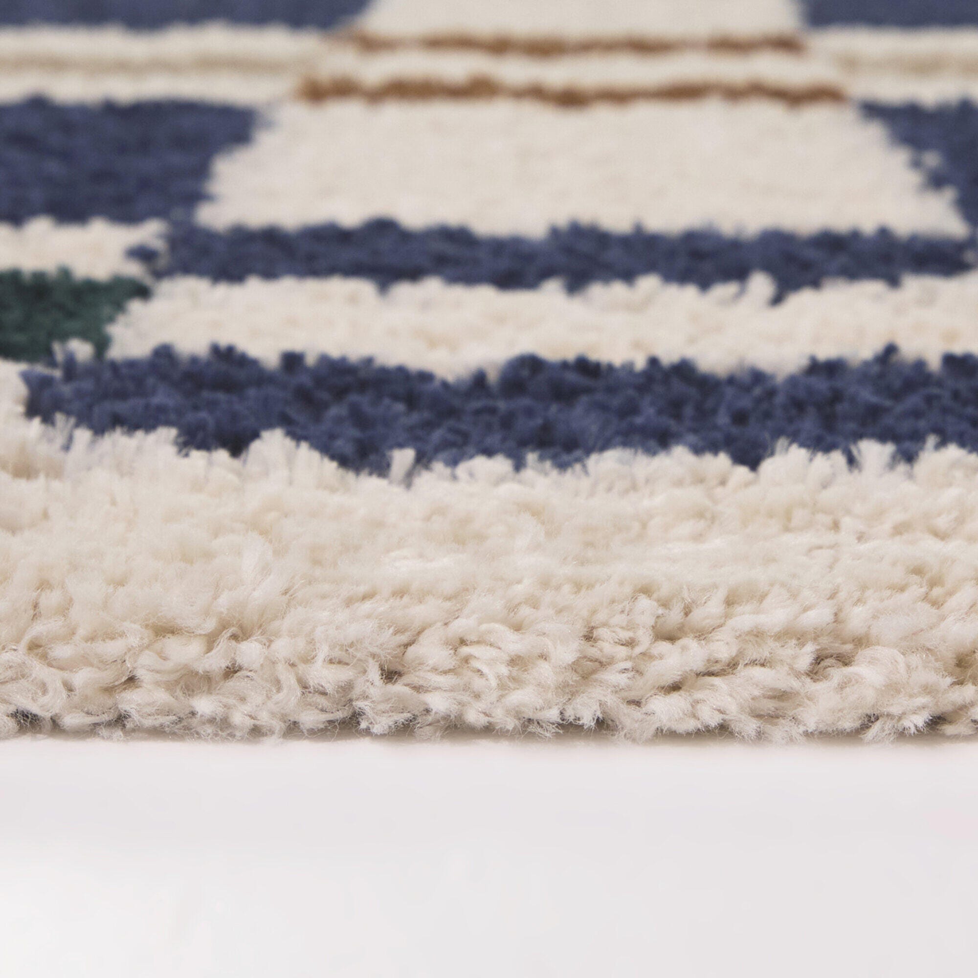 Balta Rugs Barnabe 7' 10" x 10' Area Rug, Navy/Orange, large