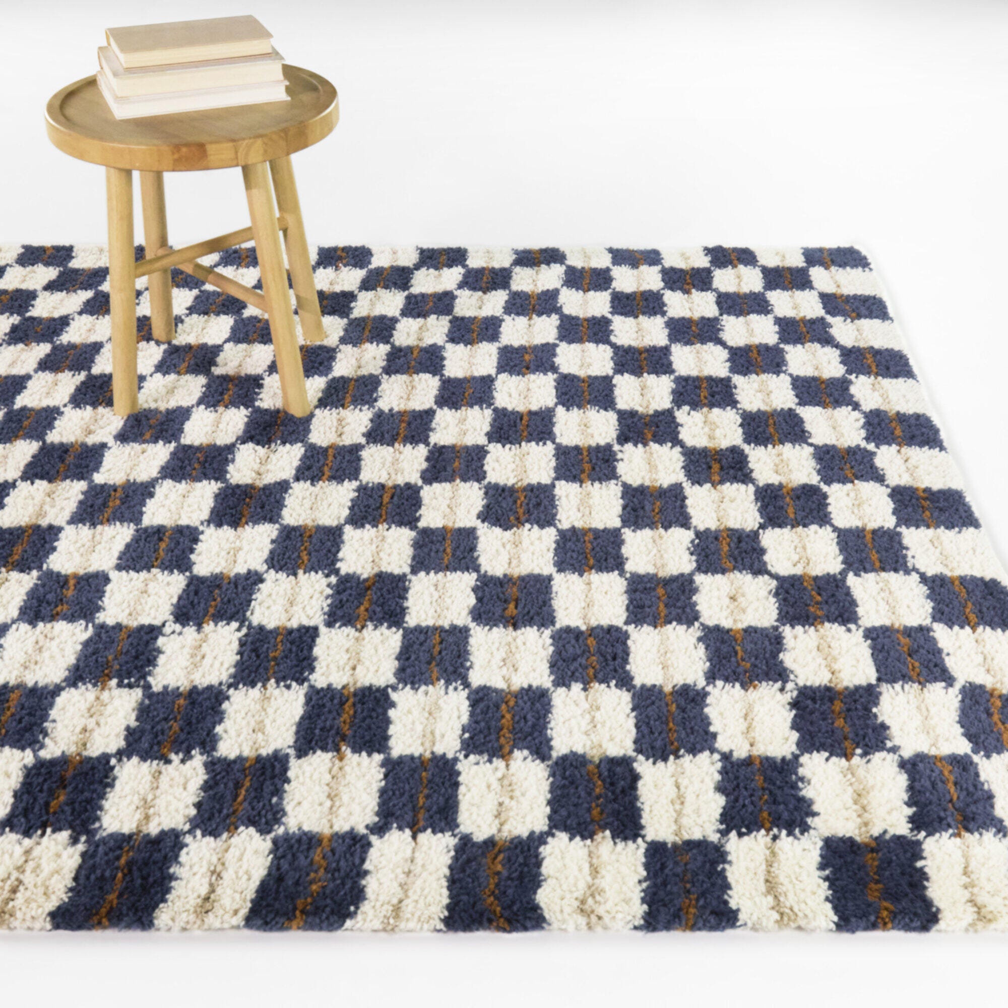 Balta Rugs Bateman 5' 3" x 7' Area Rug, Navy, rollover