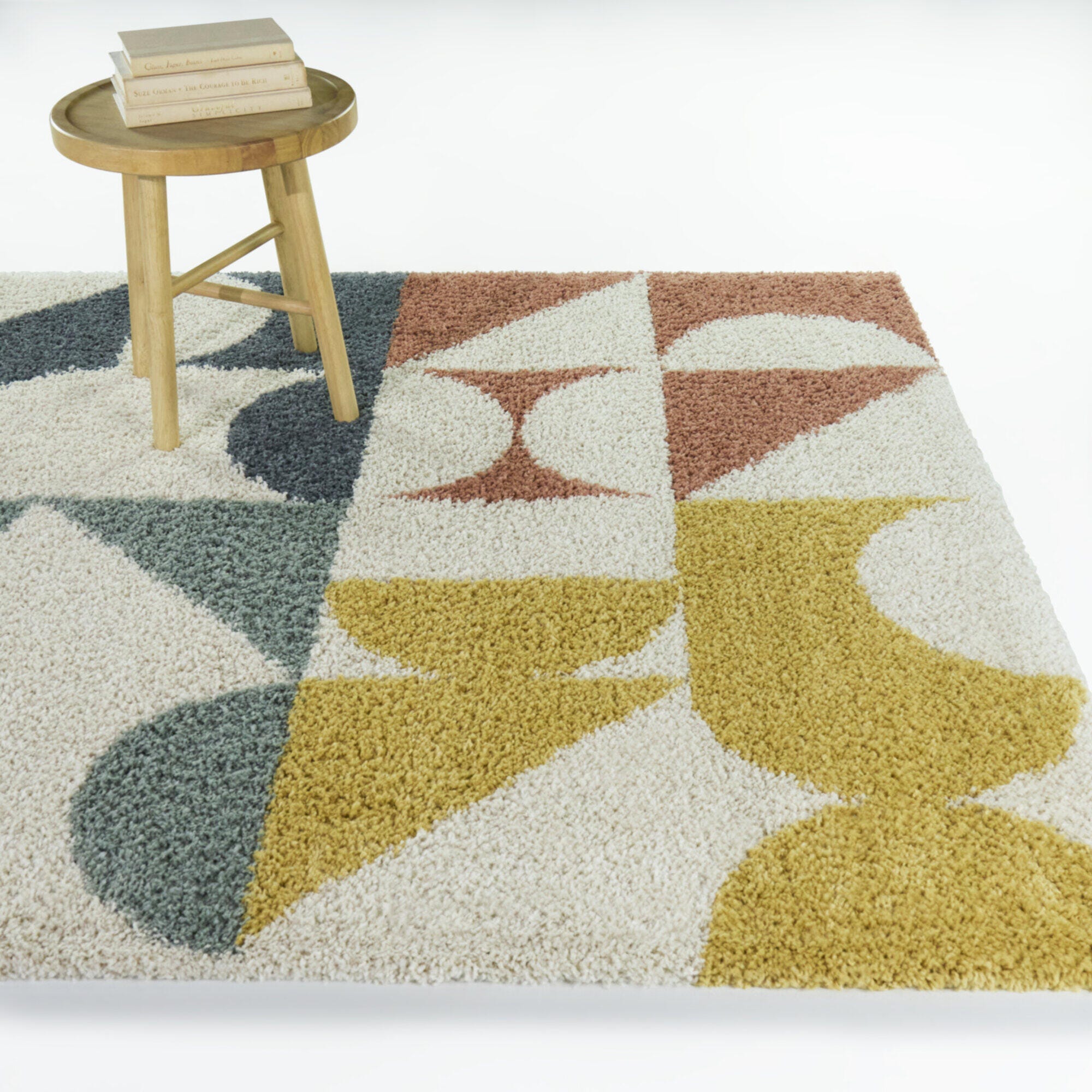 Balta Rugs Bellanca 7' 10" x 10' Area Rug, Blue/Yellow, rollover