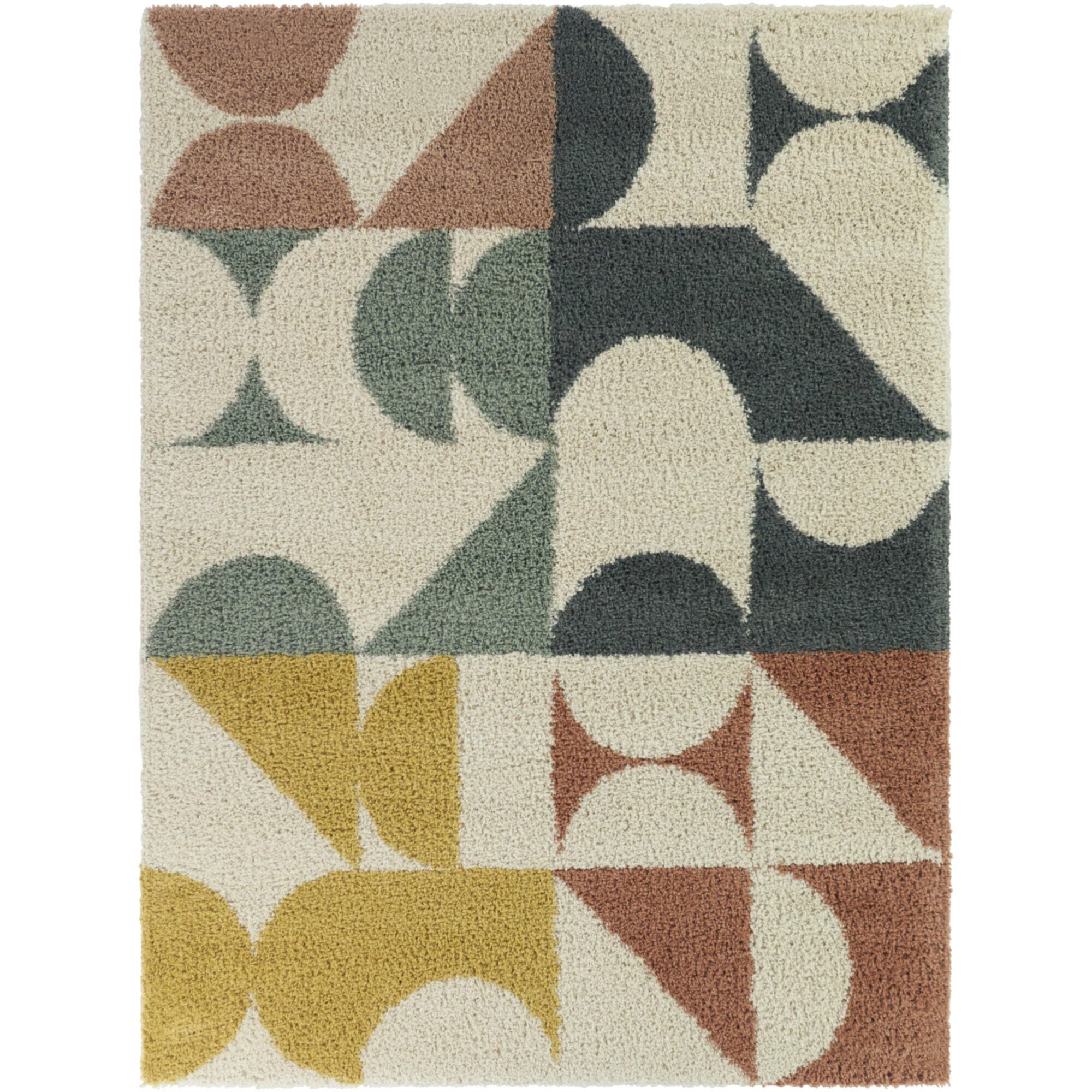 Balta Rugs Bellanca 7' 10" x 10' Area Rug, Blue/Yellow, large