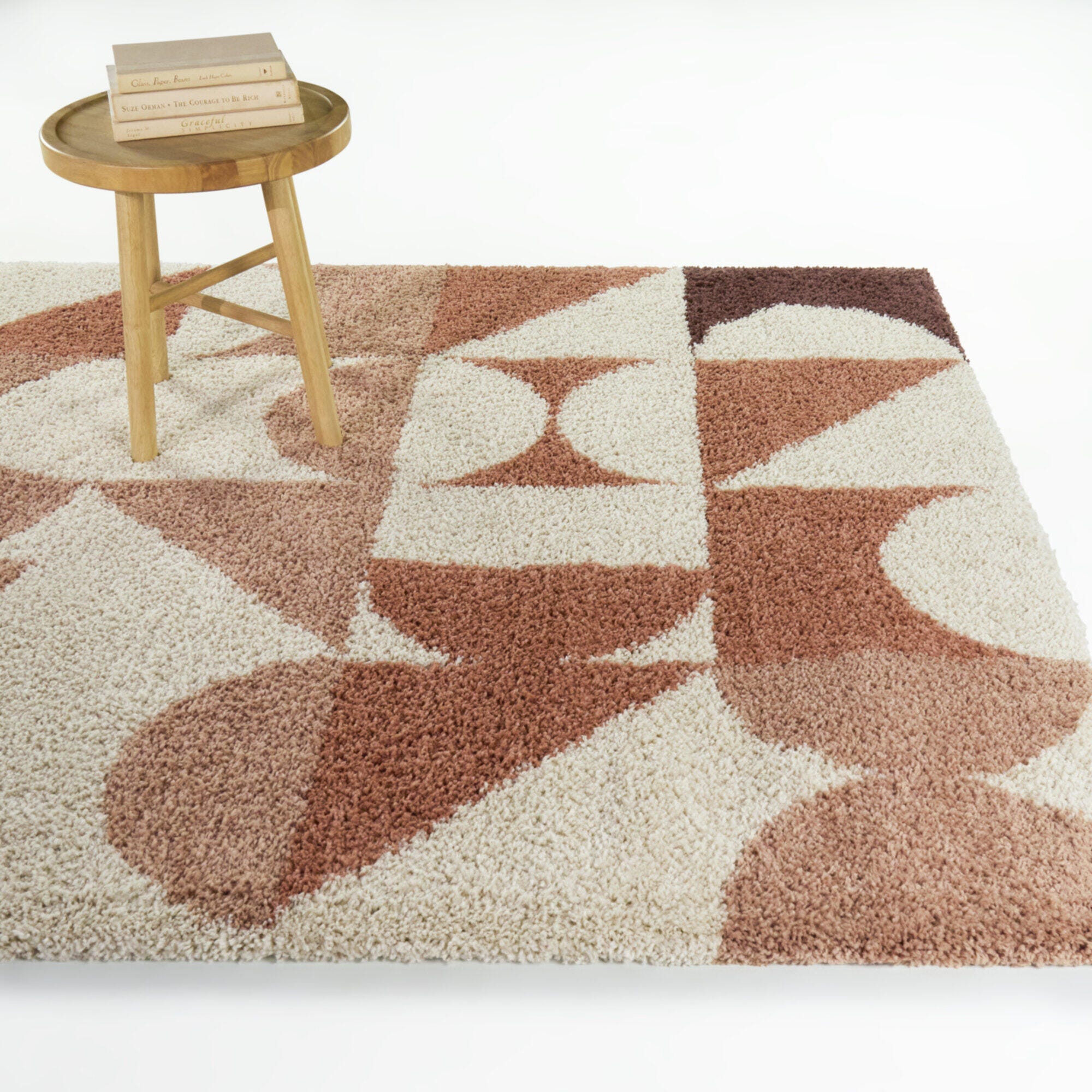 Balta Rugs Bellanca 7' 10" x 10' Area Rug, Brown/Pink, rollover