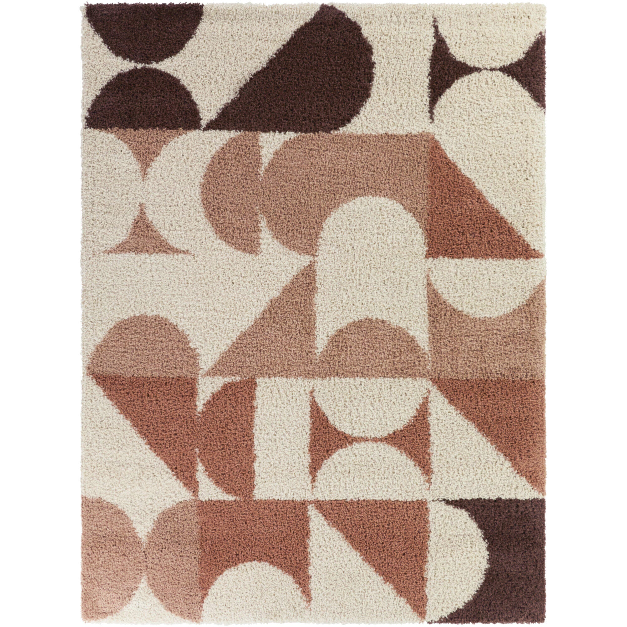 Balta Rugs Bellanca 7' 10" x 10' Area Rug, Brown/Pink, large