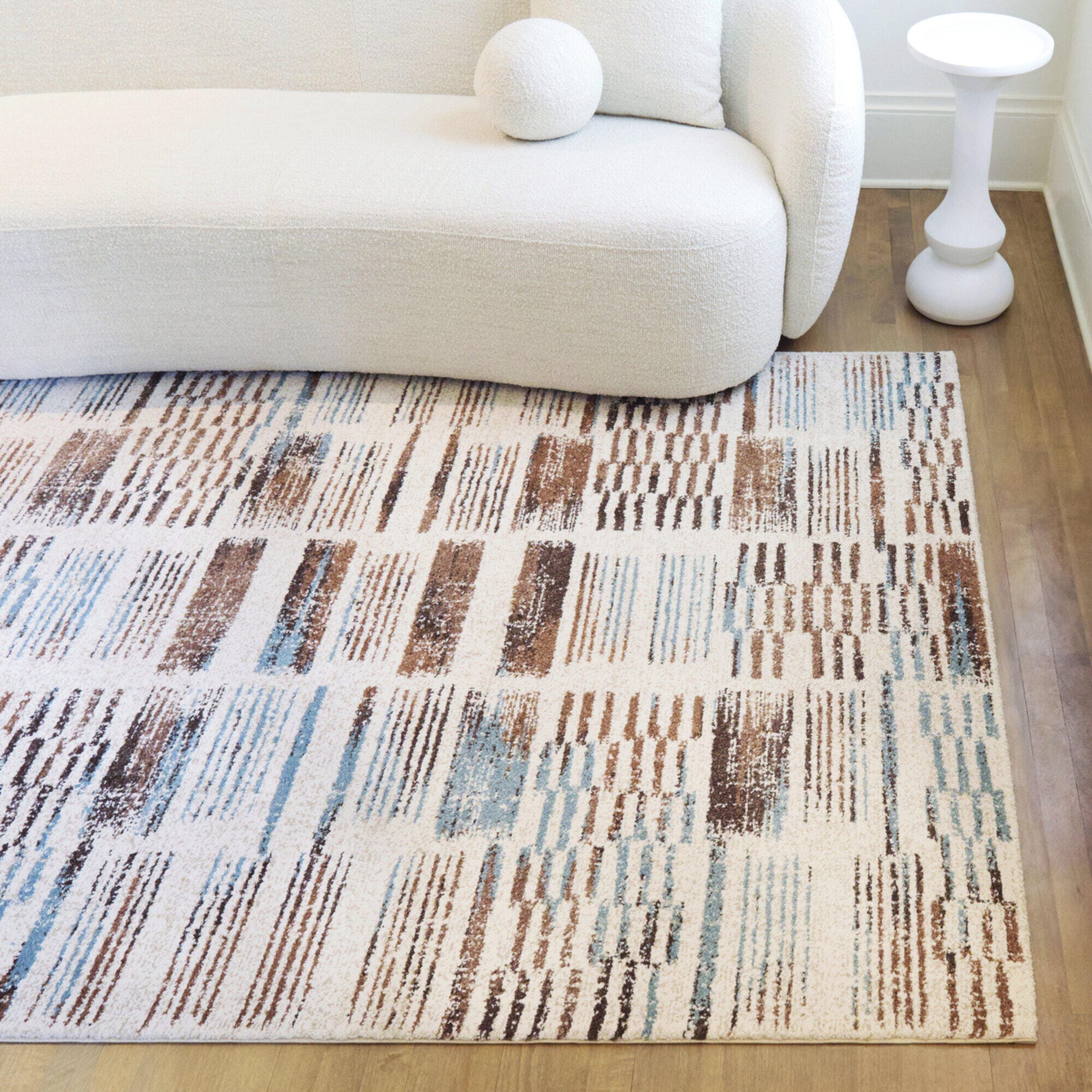 Balta Rugs Belli 5' 3" x 7' Area Rug, Cream, rollover
