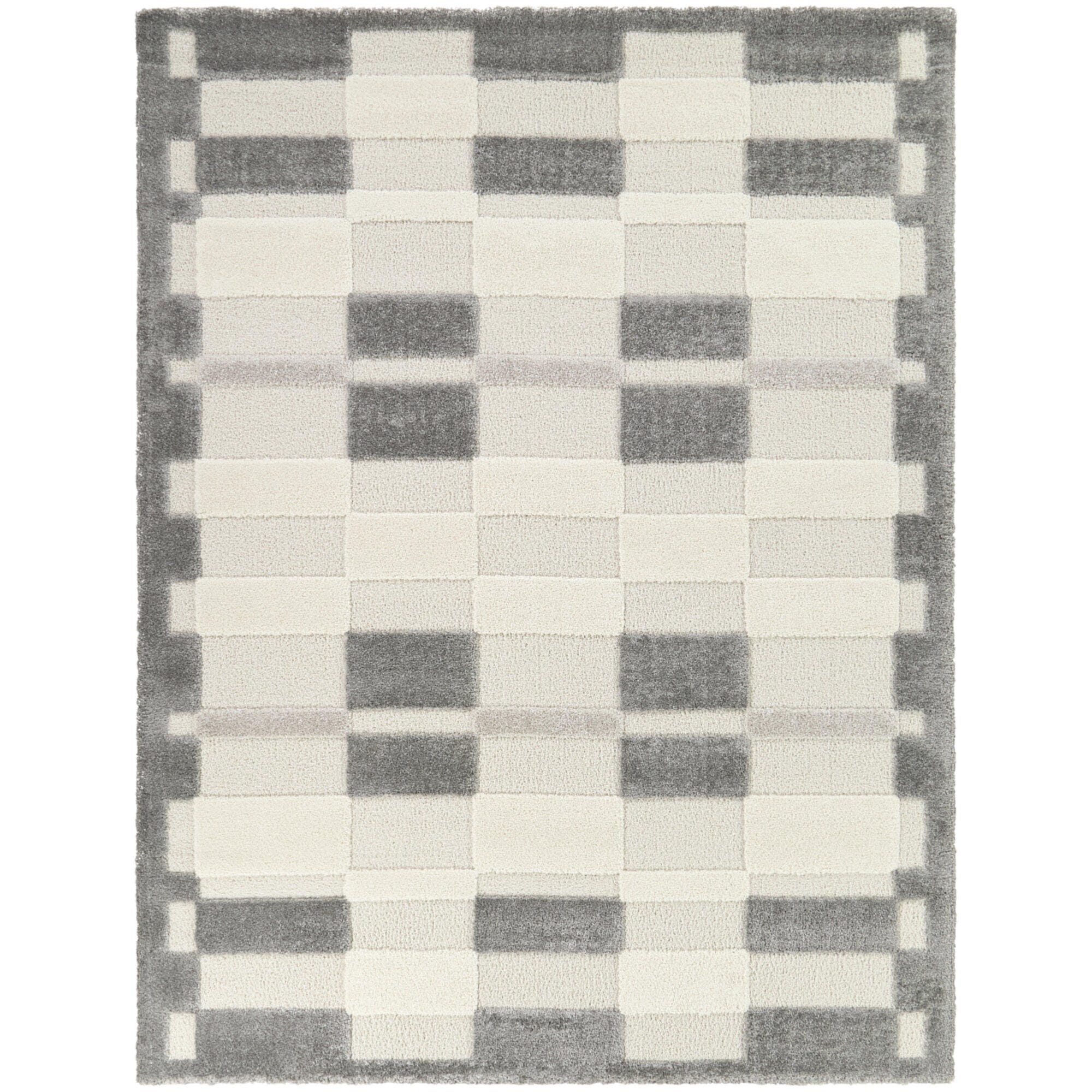 Balta Rugs Bernadette 5' 3" x 7' Area Rug, Gray/Ivory, large