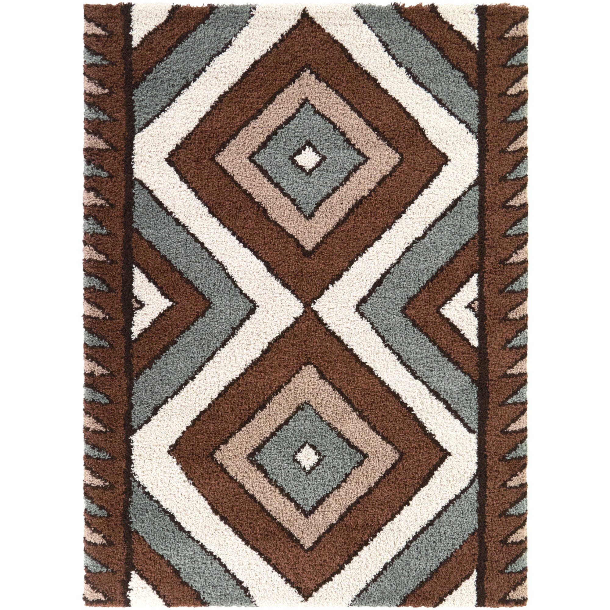 Balta Rugs Brock 5' 3" x 7' Area Rug, Brown, large