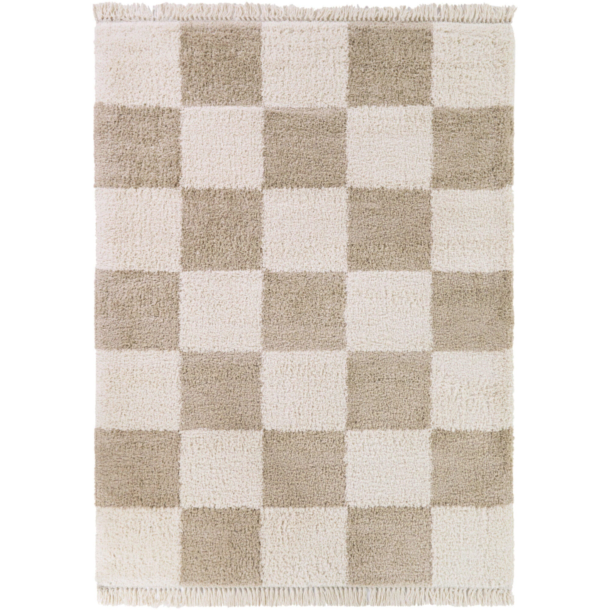 Balta Rugs Bruno 5' 3" x 7' Area Rug, Beige, large