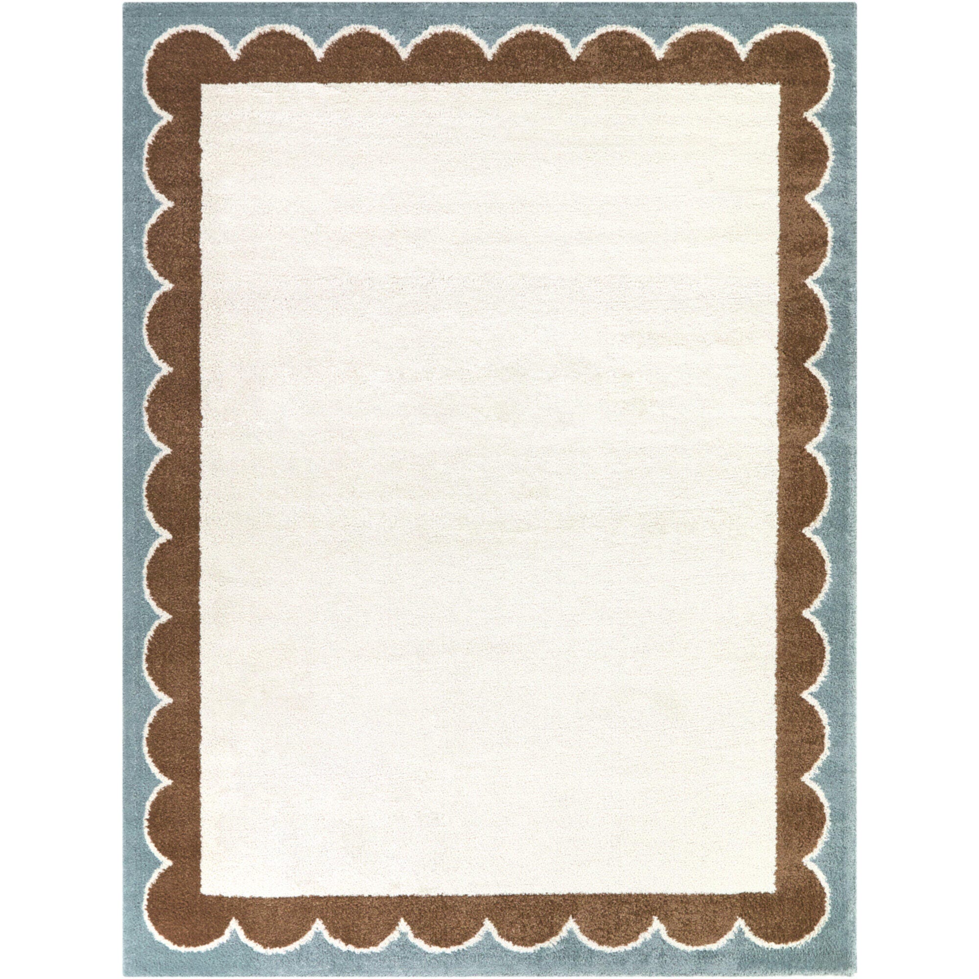 Balta Rugs Caldeira 5' 3" x 7' Area Rug, Beige/Rust/Blue, large