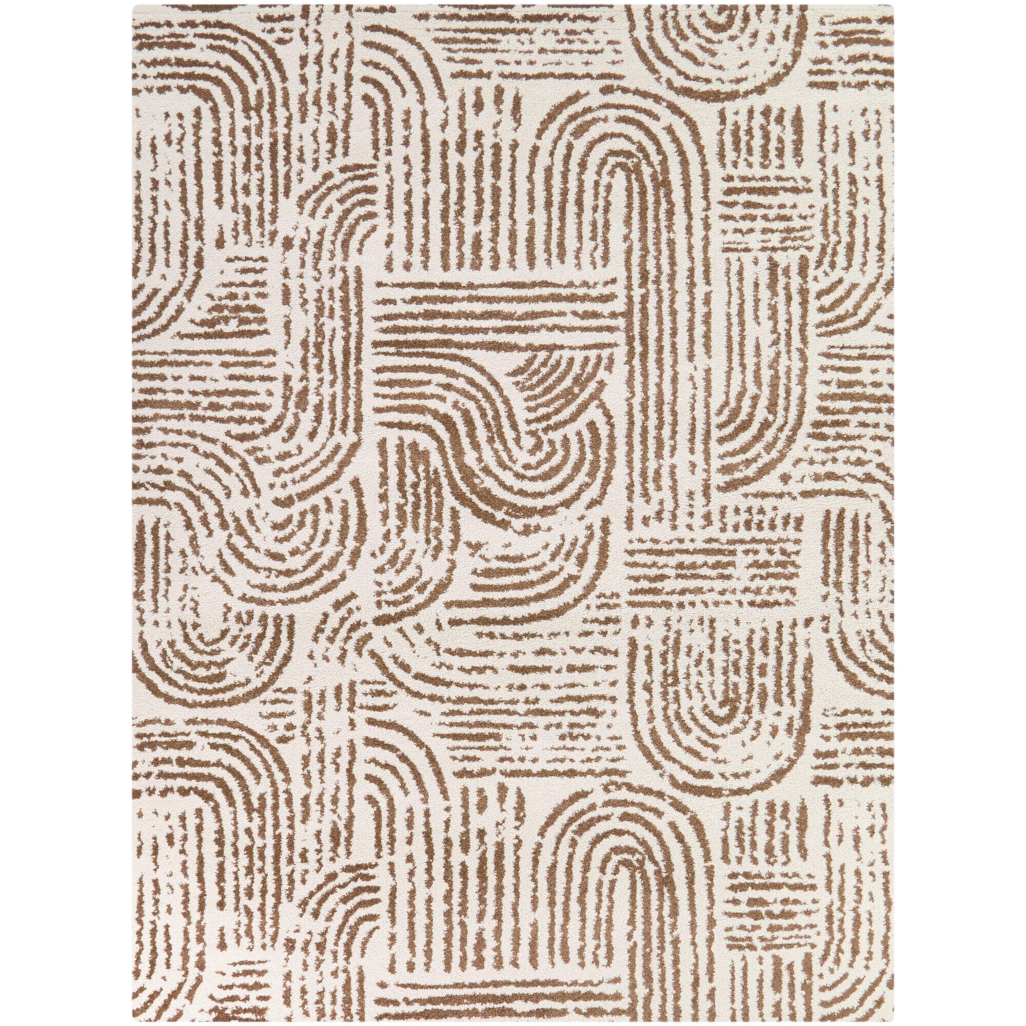 Balta Rugs Campini 5' 3" x 7' Area Rug, Rust, large