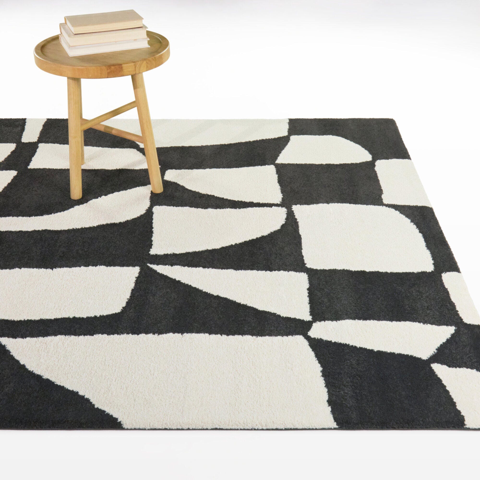 Balta Rugs Carr 5' 3" x 7' Area Rug, Charcoal/Cream, rollover
