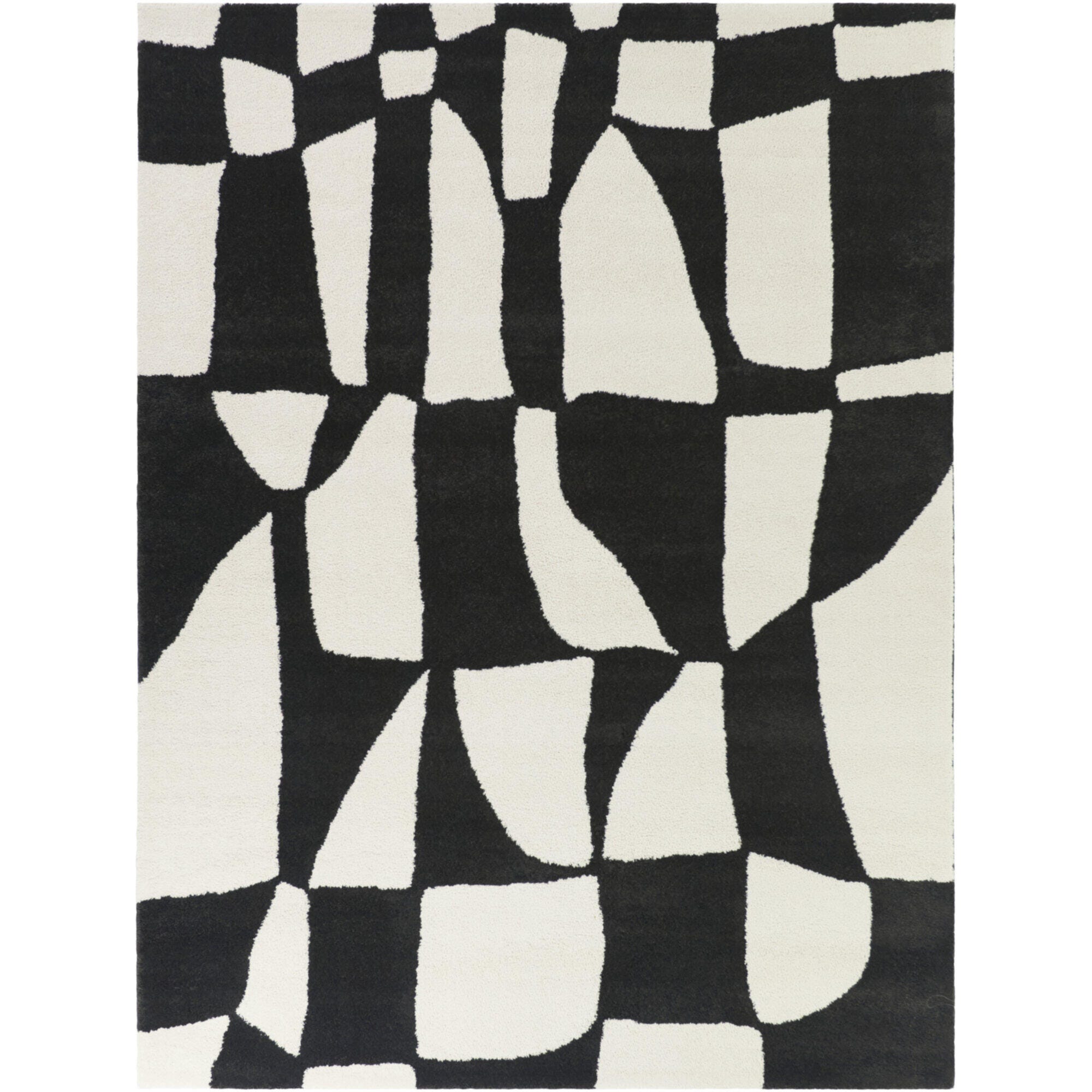Balta Rugs Carr 5' 3" x 7' Area Rug, Charcoal/Cream, large