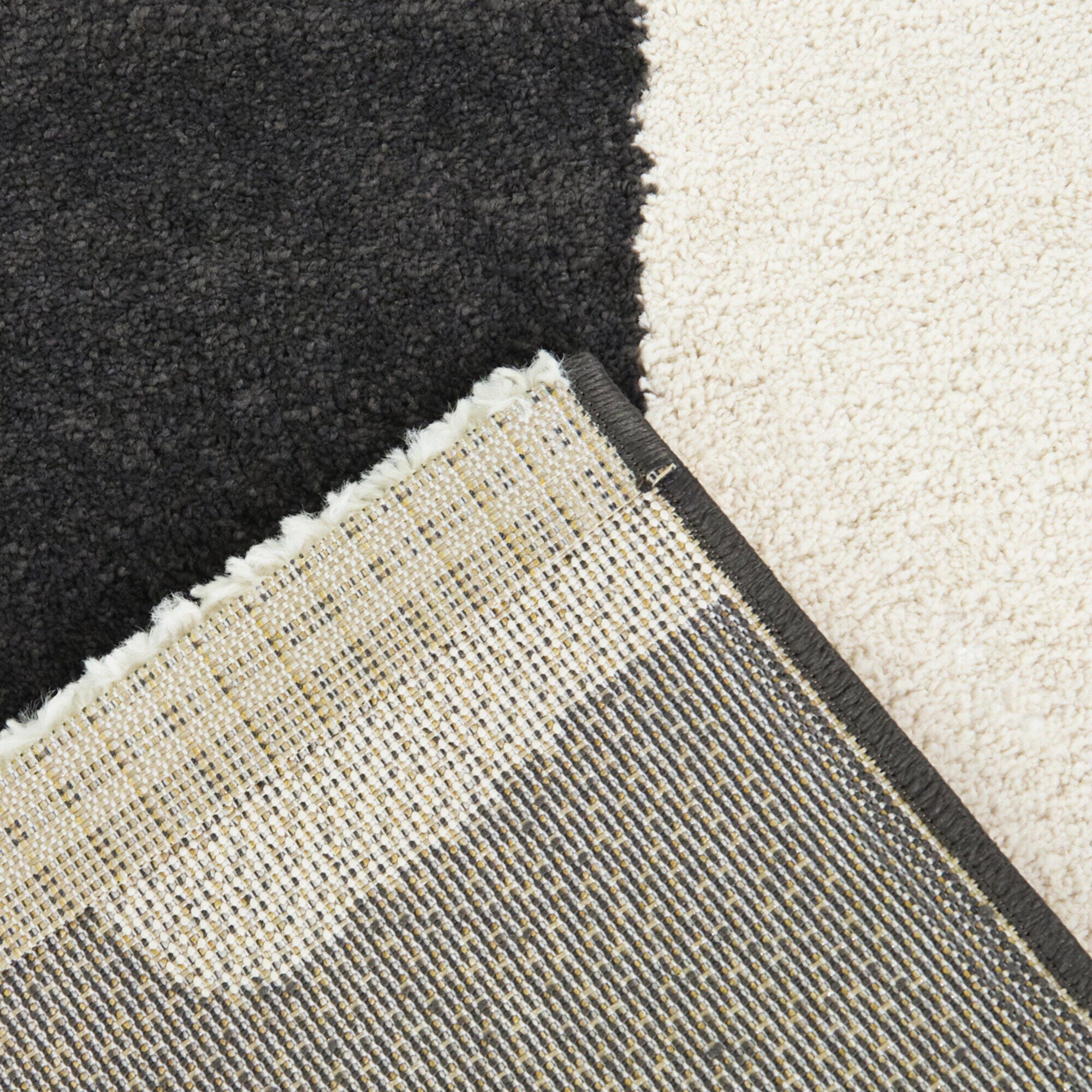 Balta Rugs Carr 5' 3" x 7' Area Rug, Charcoal/Cream, large