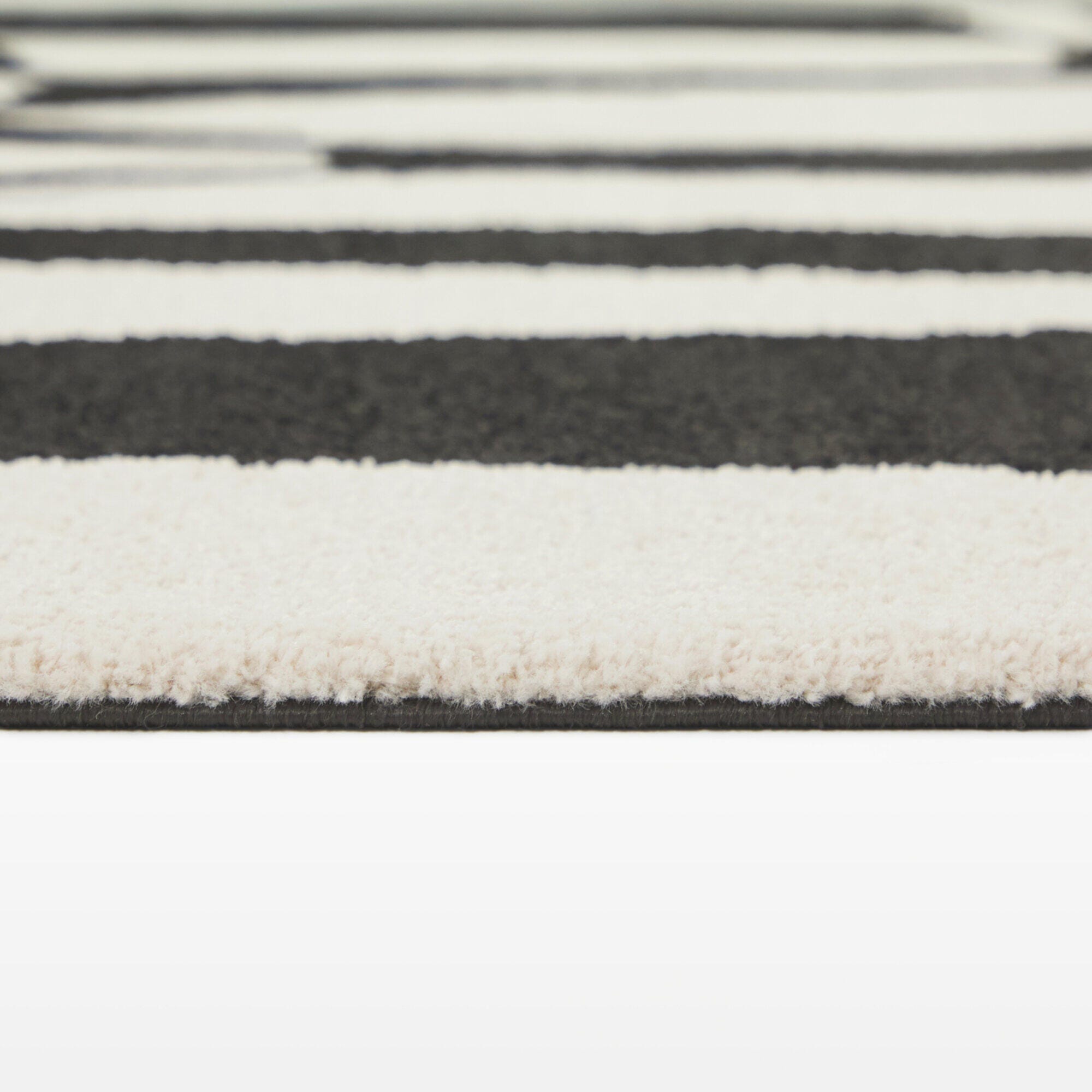 Balta Rugs Carr 5' 3" x 7' Area Rug, Charcoal/Cream, large