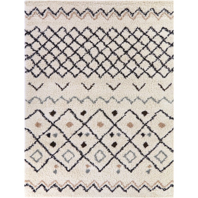 Balta Rugs Catrin 7' 10" x 10' Area Rug, Charcoal/Cream