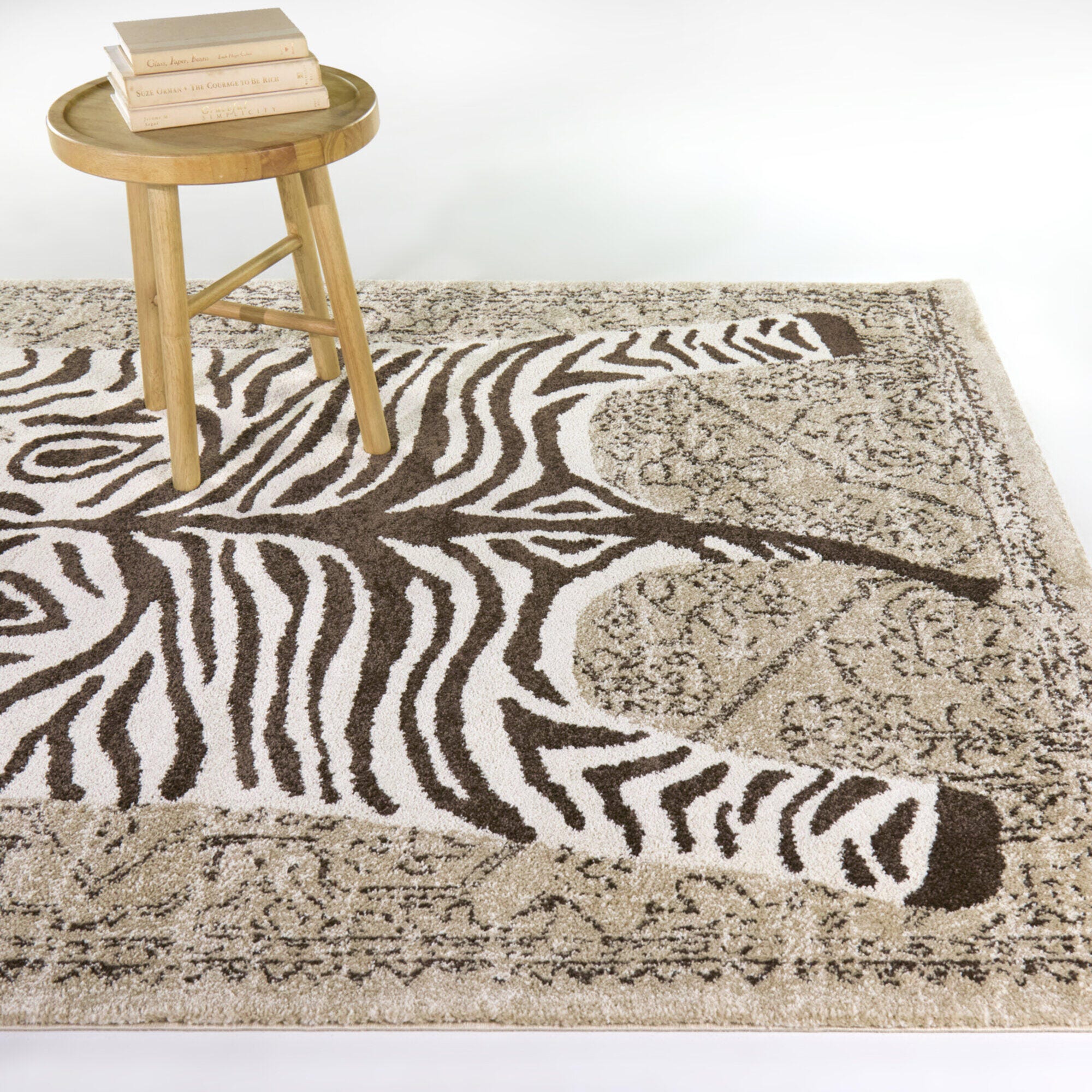 Balta Rugs Jabari 5' 3" x 7' Area Rug, Brown, rollover