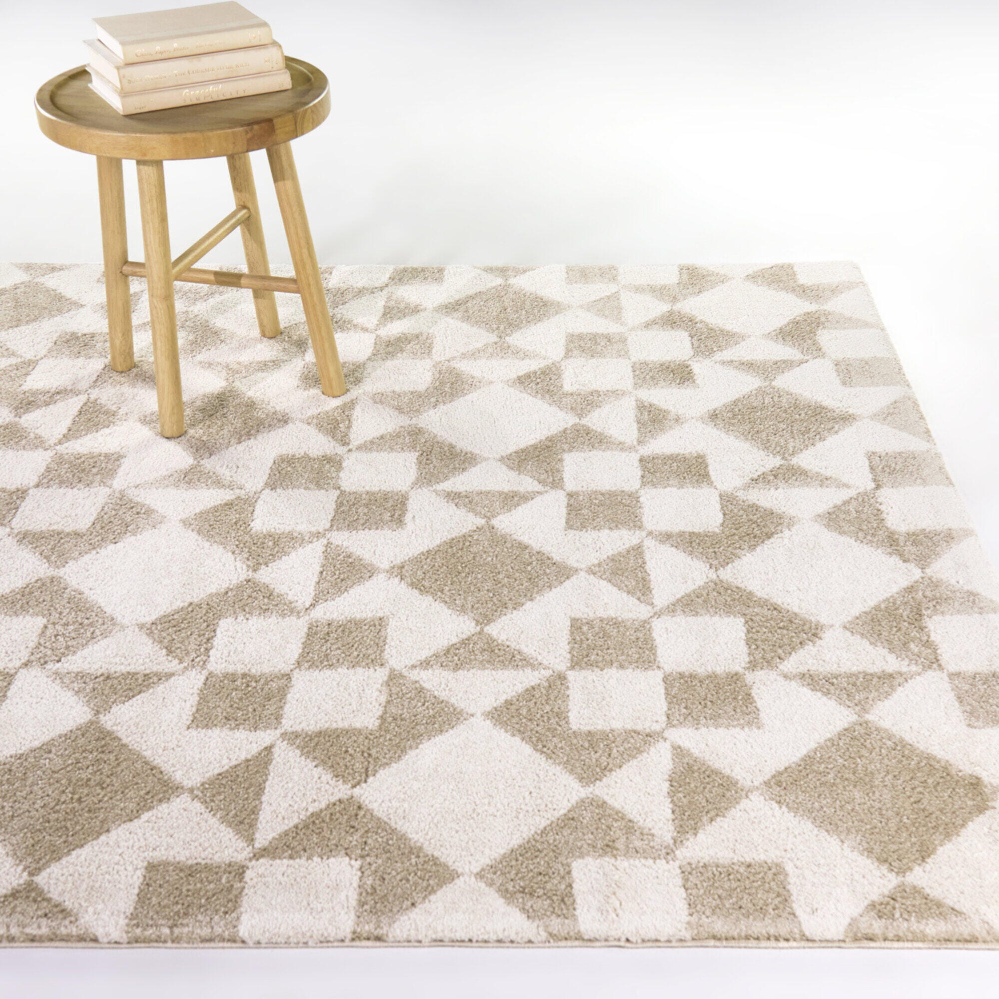 Balta Rugs Jaxon 5' 3" x 7' Area Rug, Tan/Cream, rollover