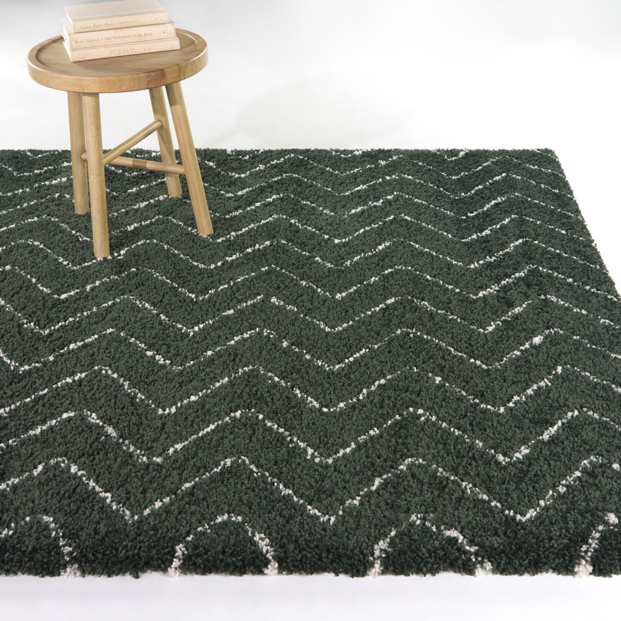 Balta Rugs Karr 5' 3" x 7' Area Rug, Green, rollover