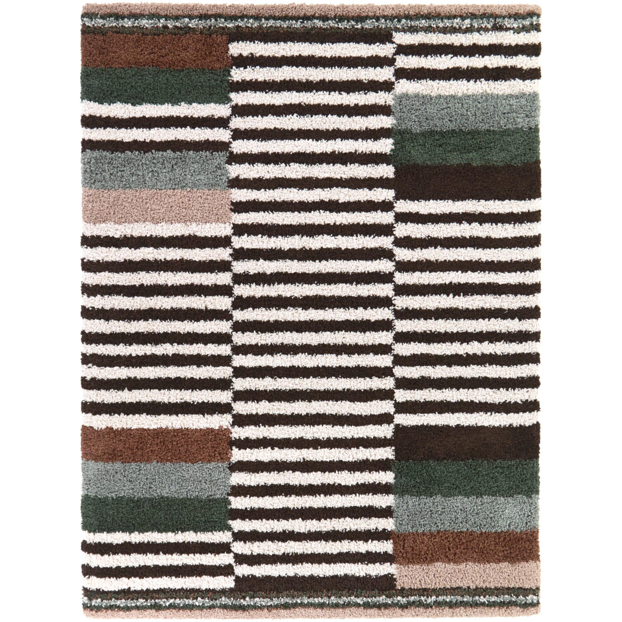 Balta Rugs Katz 7' 10" x 10' Area Rug, Brown/Cream, large