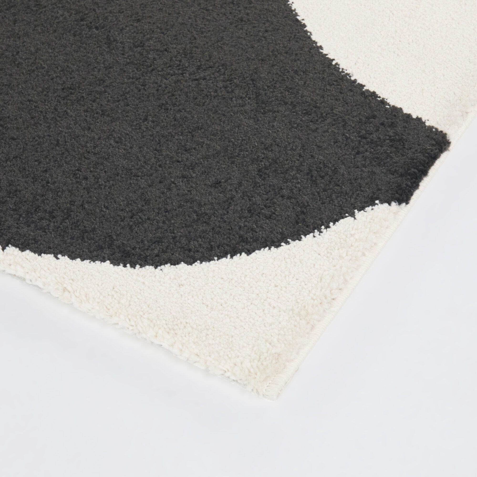 Balta Rugs Leto 5' 3" x 7' Area Rug, Charcoal/Cream, large