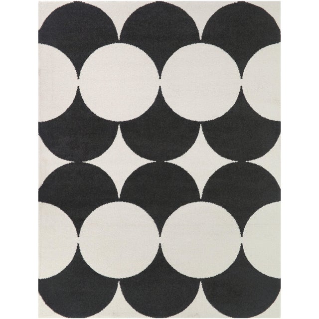 Balta Rugs Leto 7' 10" x 10' Area Rug, Charcoal/Cream