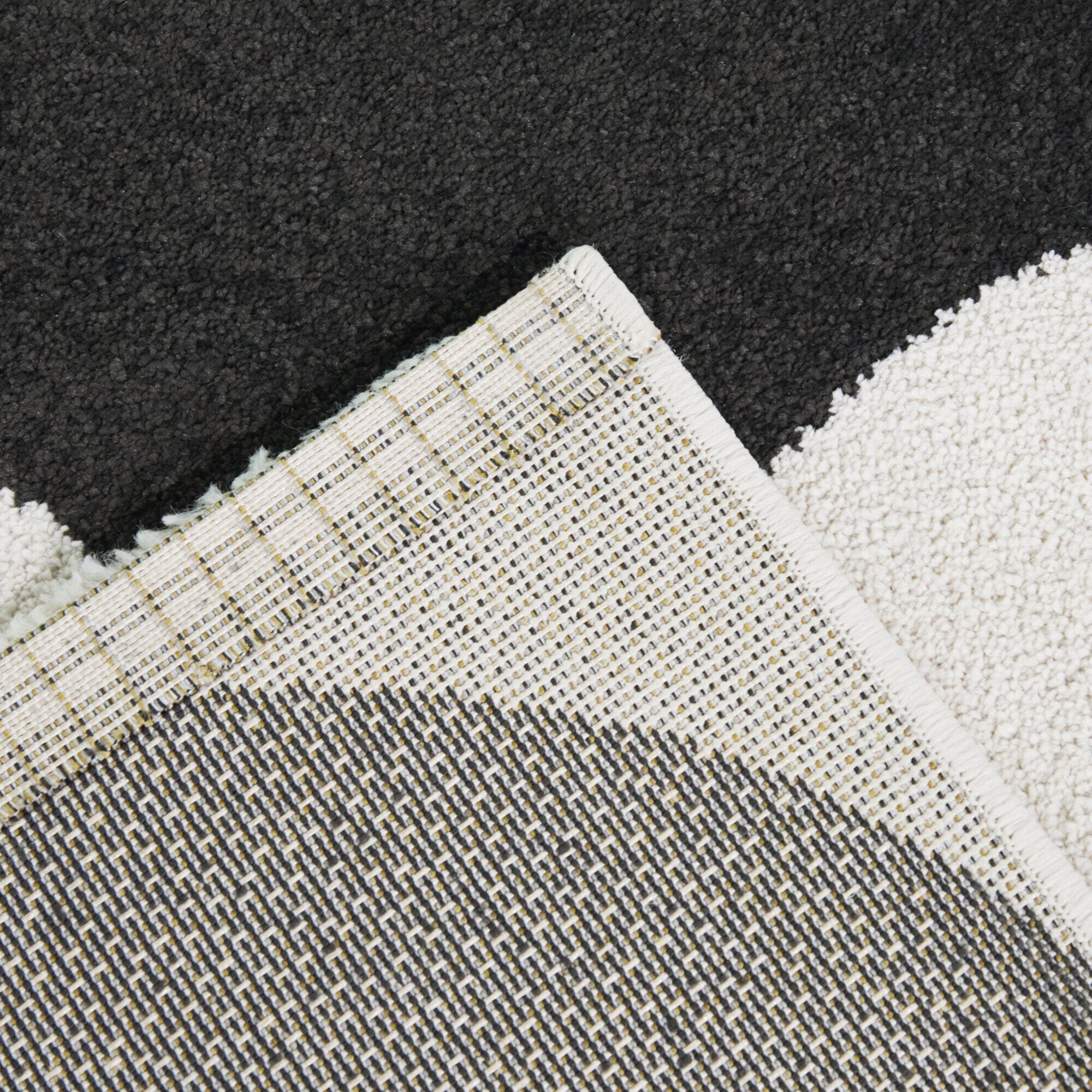 Balta Rugs Leto 7' 10" x 10' Area Rug, Charcoal/Cream, large