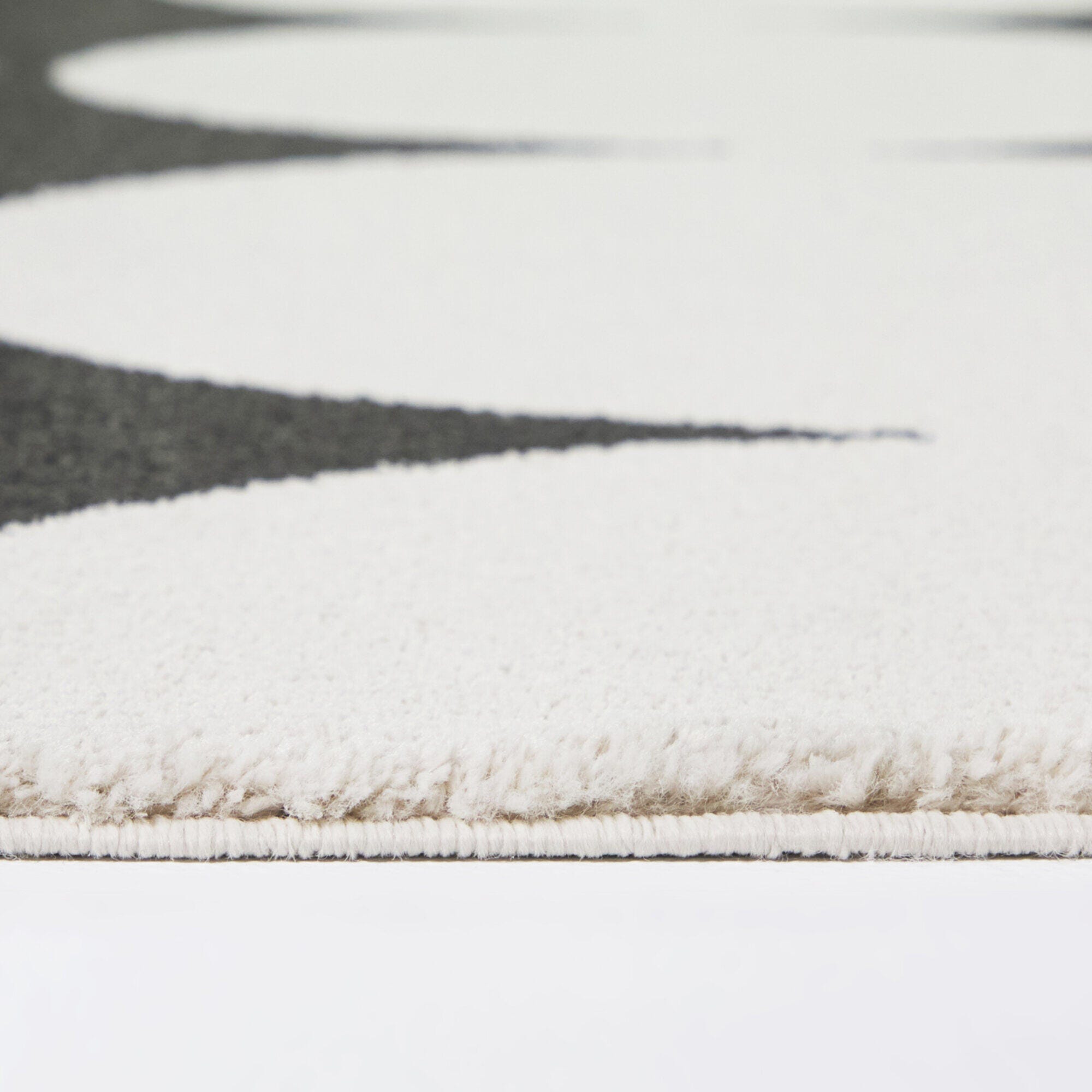 Balta Rugs Leto 7' 10" x 10' Area Rug, Charcoal/Cream, large