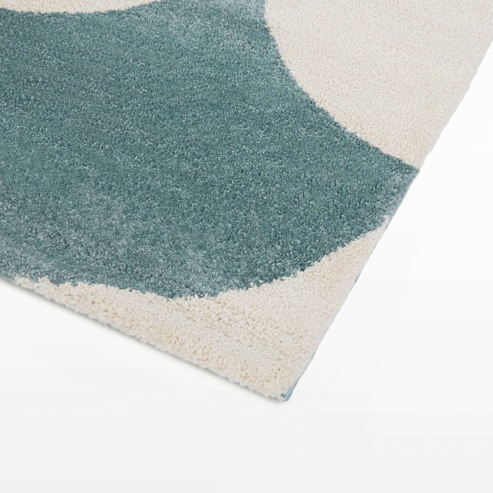 Balta Rugs Leto 5' 3" x 7' Area Rug, Light Blue/White, large