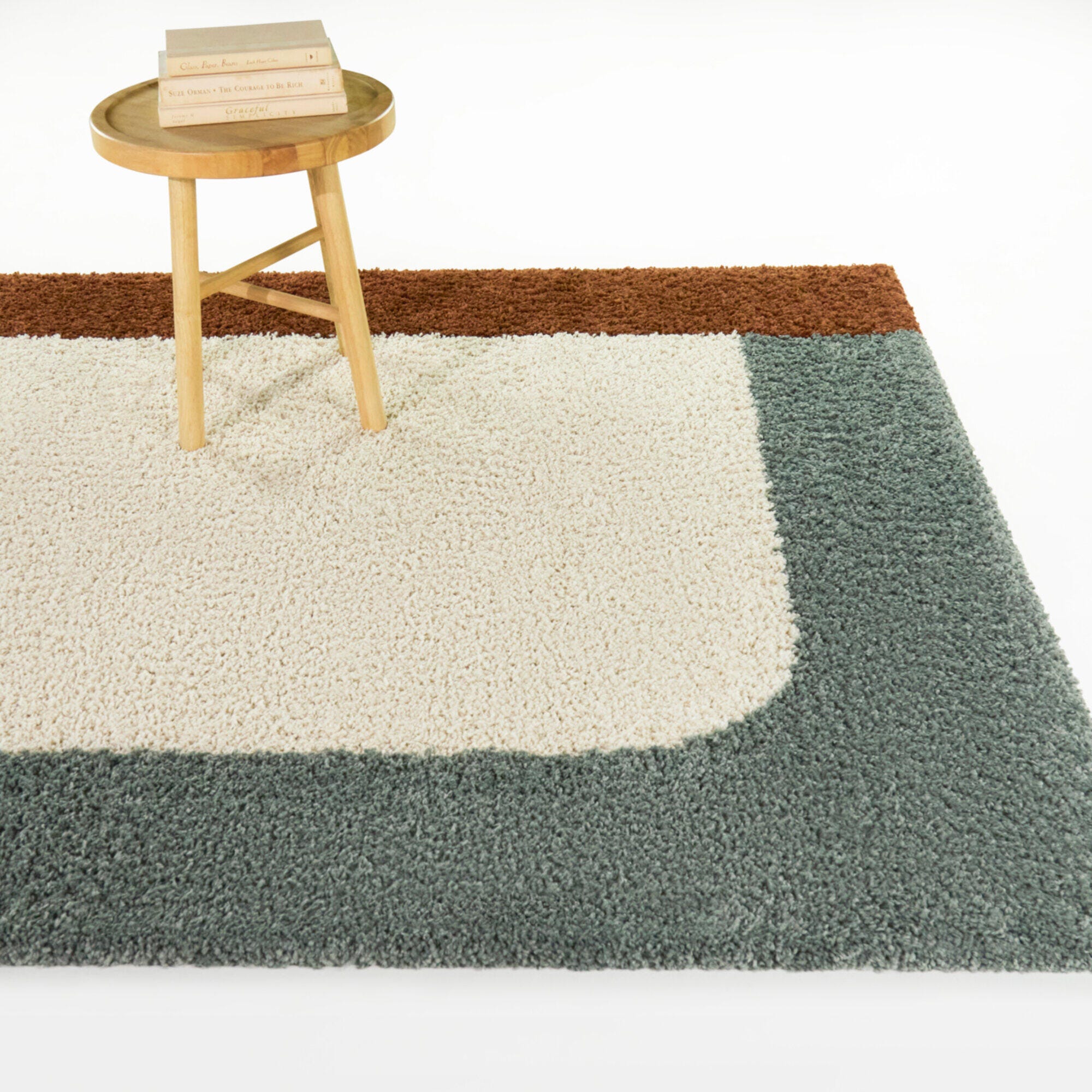 Balta Rugs Leucon 7' 10" x 10' Area Rug, Blue/Rust, rollover