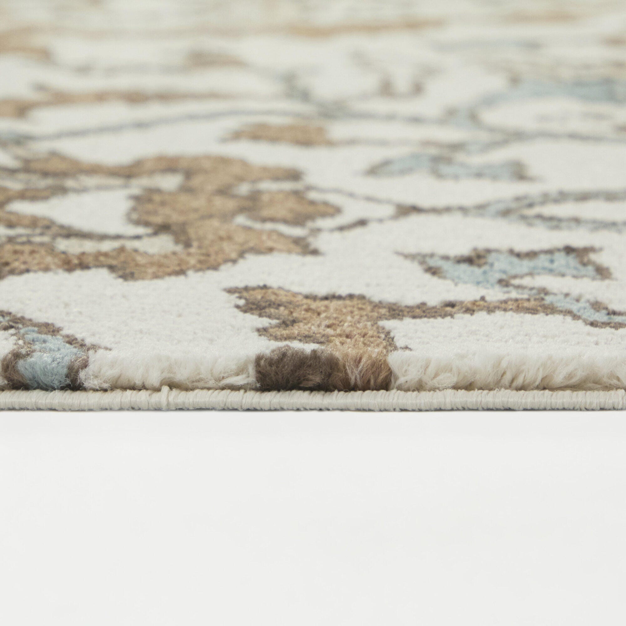 Balta Rugs Lucania 5' 3" x 7' Area Rug, Rust/Blue/Cream, large