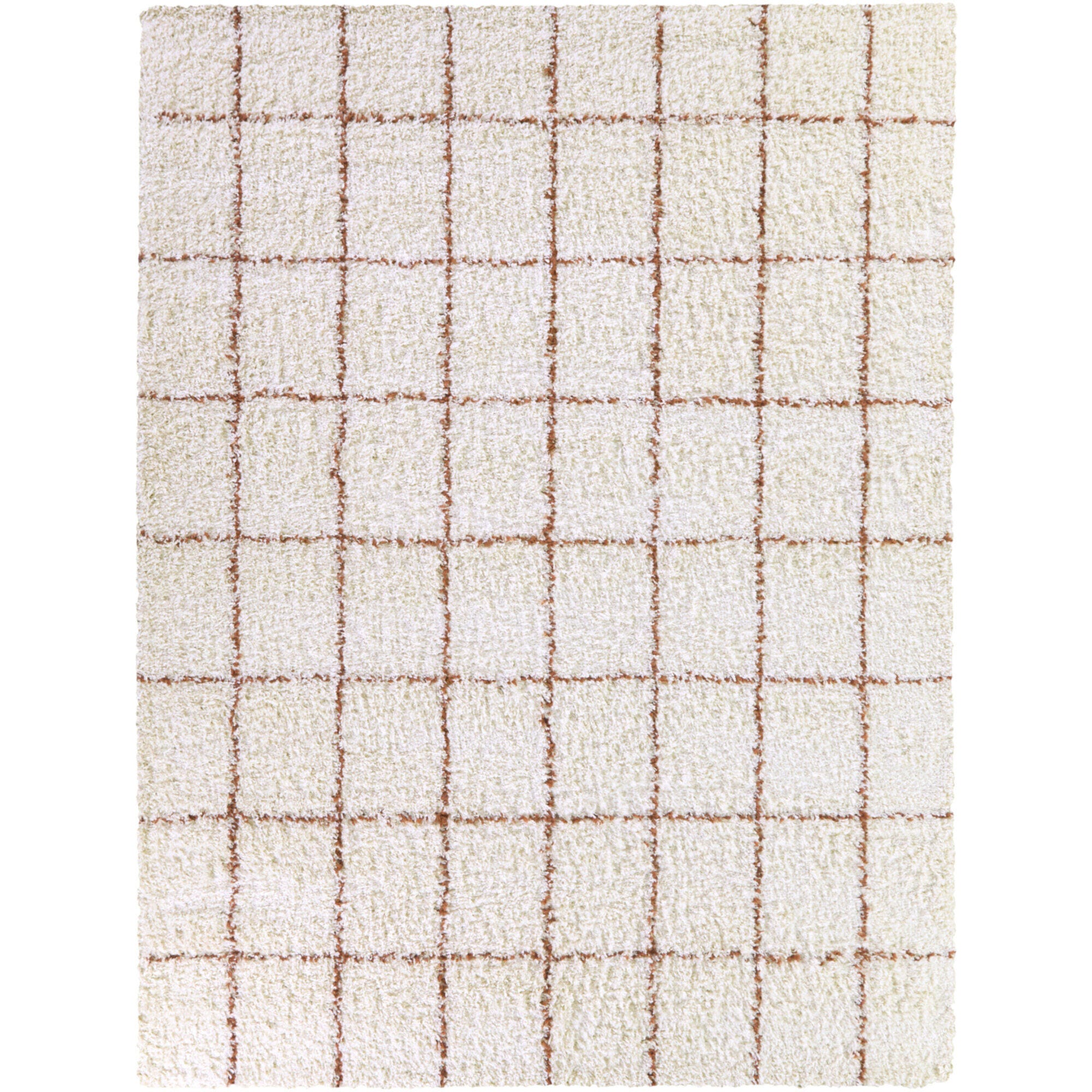 Balta Rugs Melinda 5' 3" x 7' Area Rug, Orange/Ivory, large