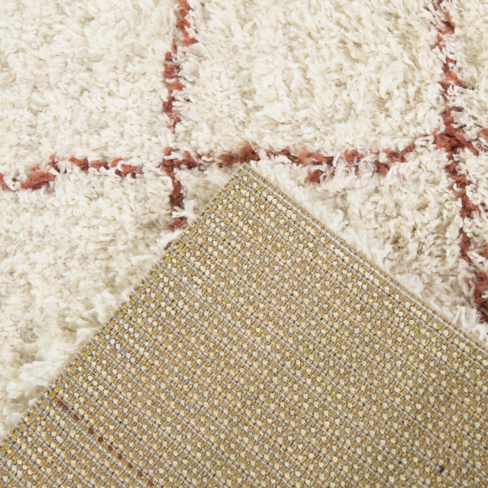 Balta Rugs Melinda 5' 3" x 7' Area Rug, Orange/Ivory, large