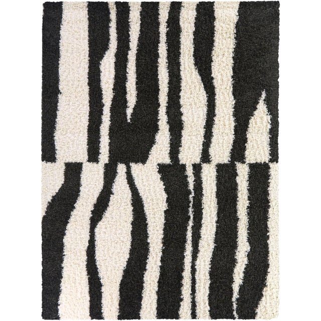 Balta Rugs Mobius 5' 3" x 7' Area Rug, Charcoal/Cream