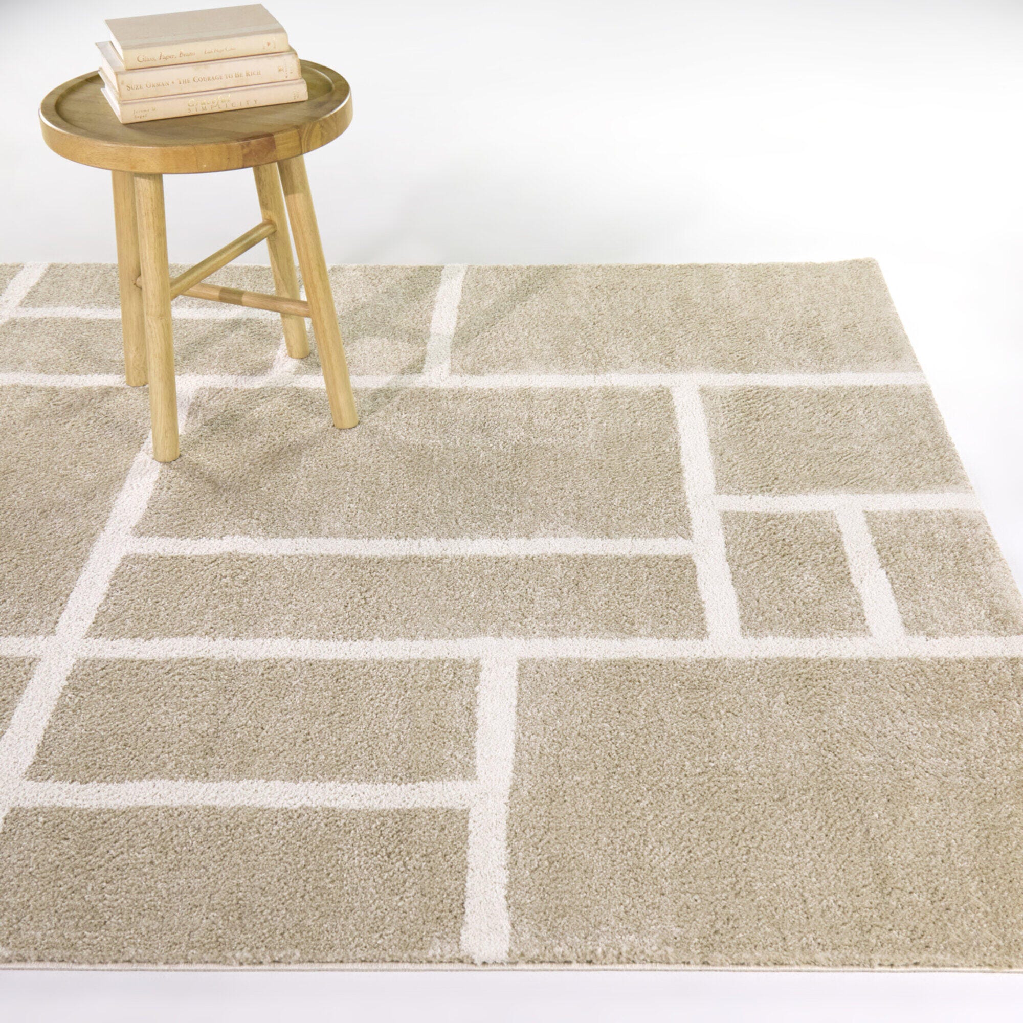 Balta Rugs Octavia 5' 3" x 7' Area Rug, Beige, rollover